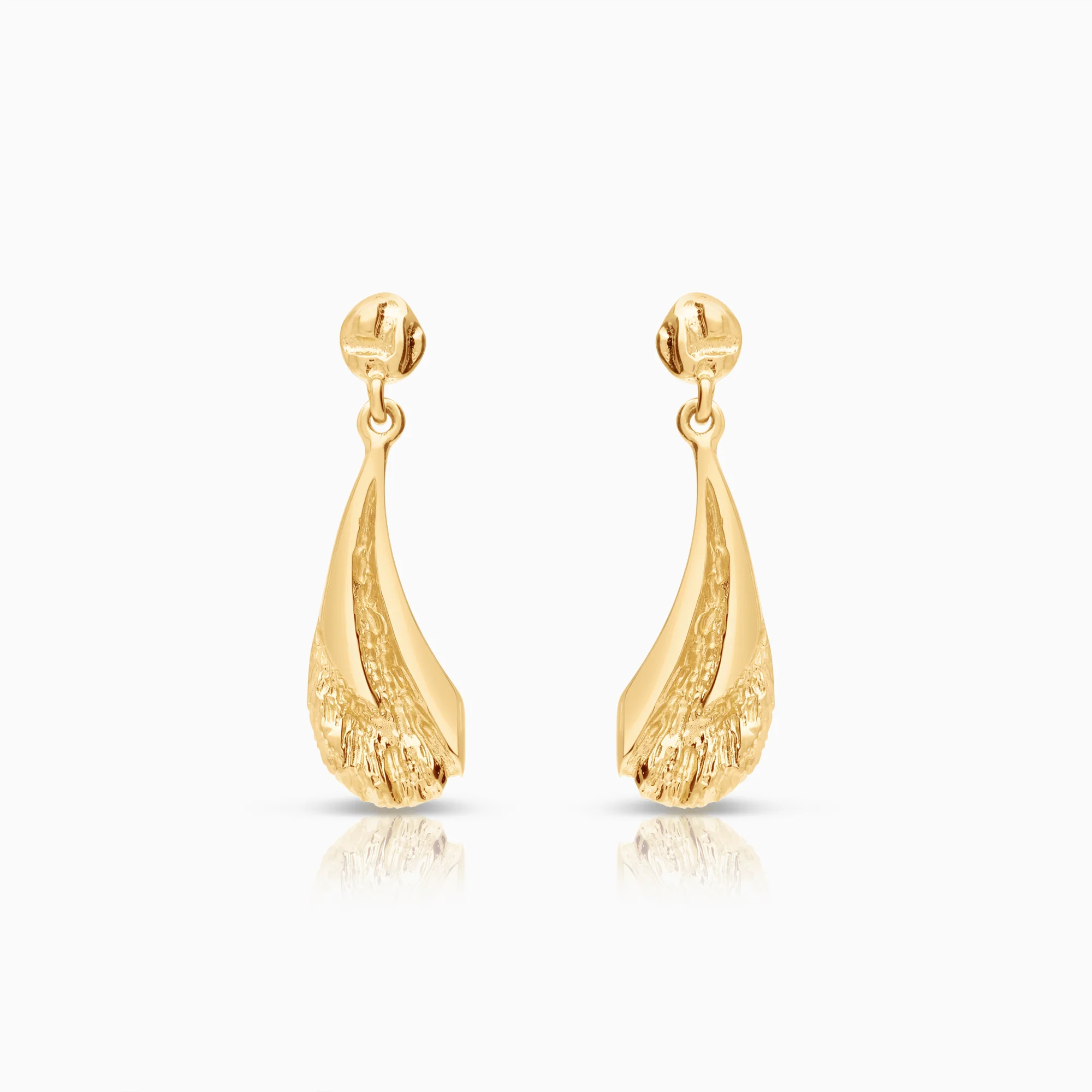 Gold earrings 3.34g 18K gold