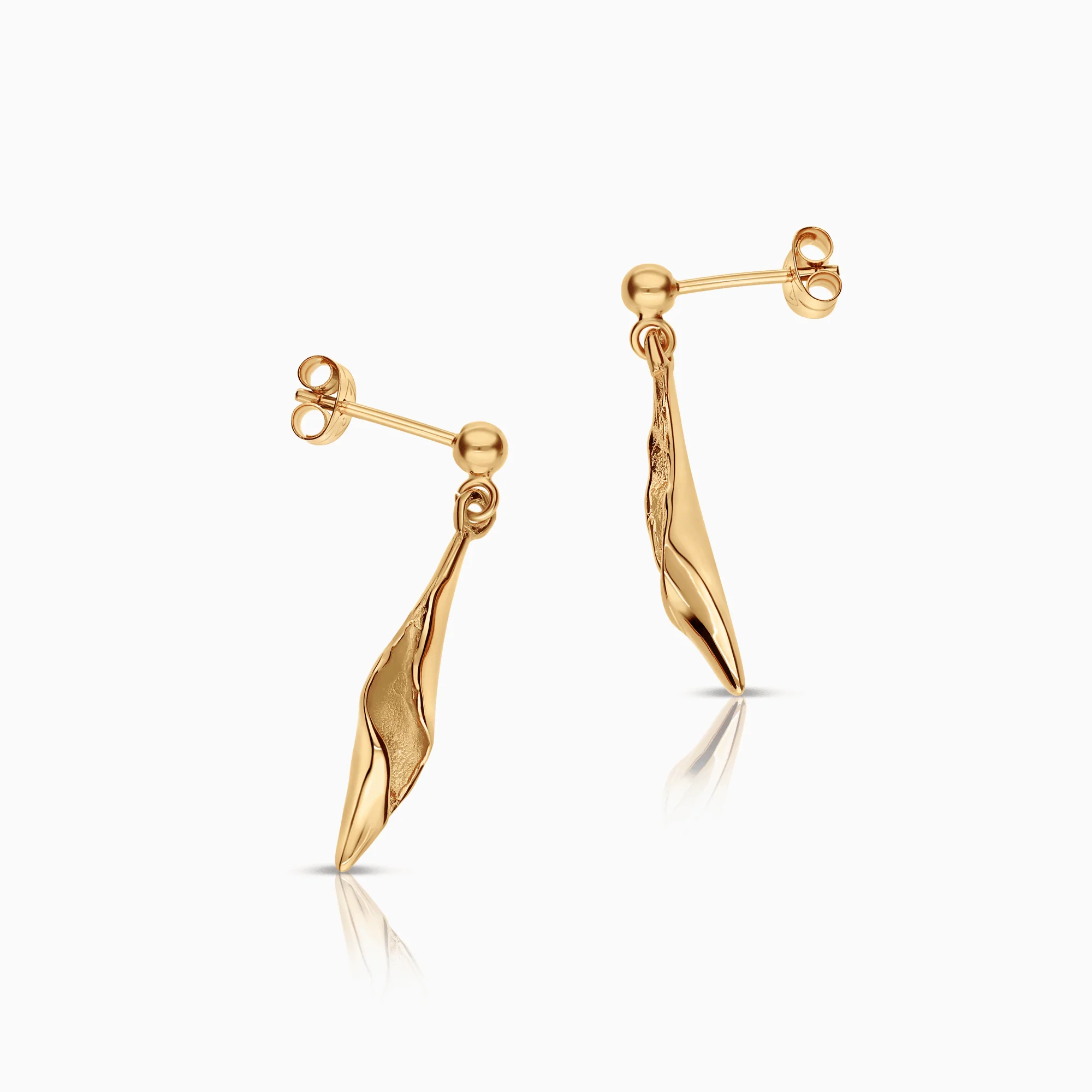 Gold Earrings 3.06g 18K Gold - Image 2