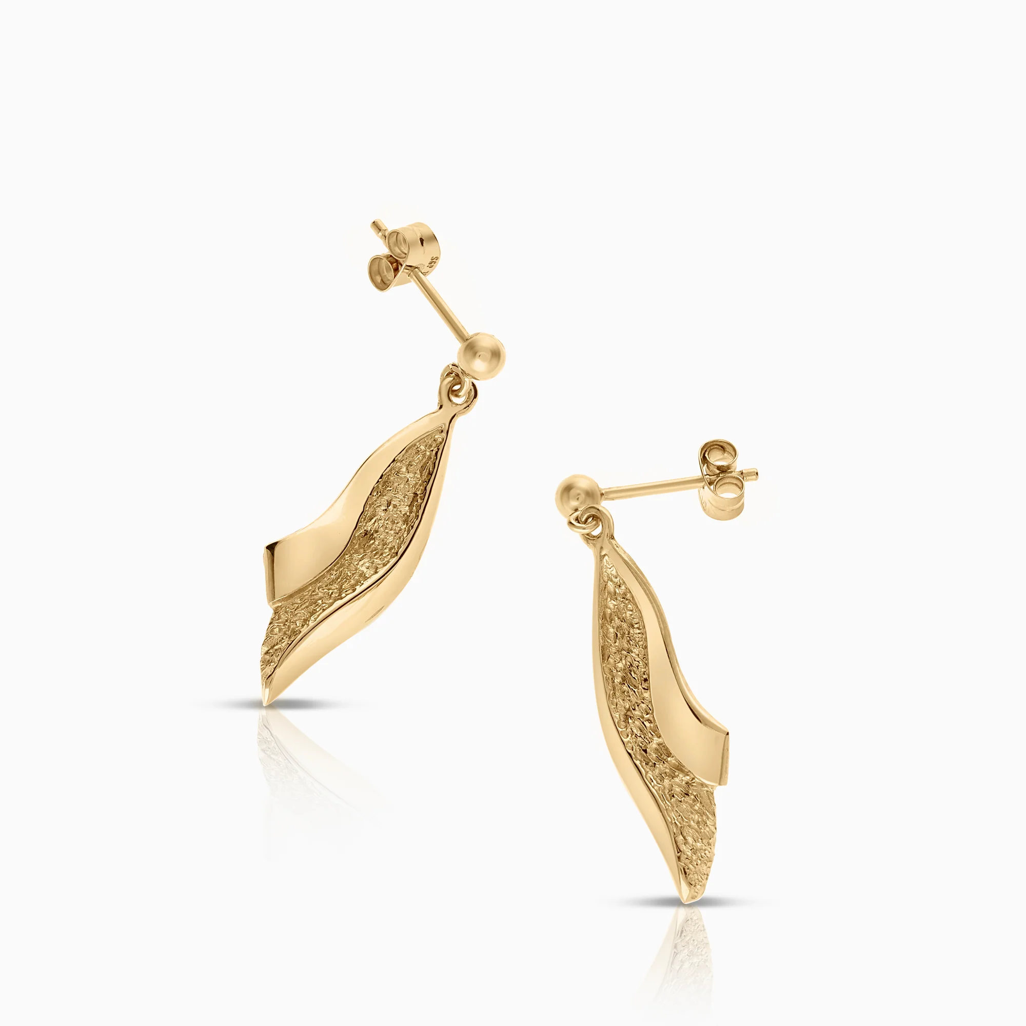 Gold earrings 3.17g 18K gold - Image 2