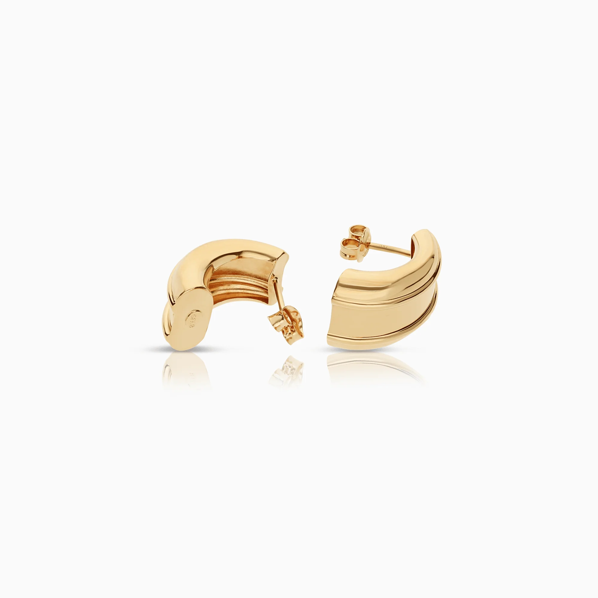 Gold earrings 3.40g 18K gold - Image 2
