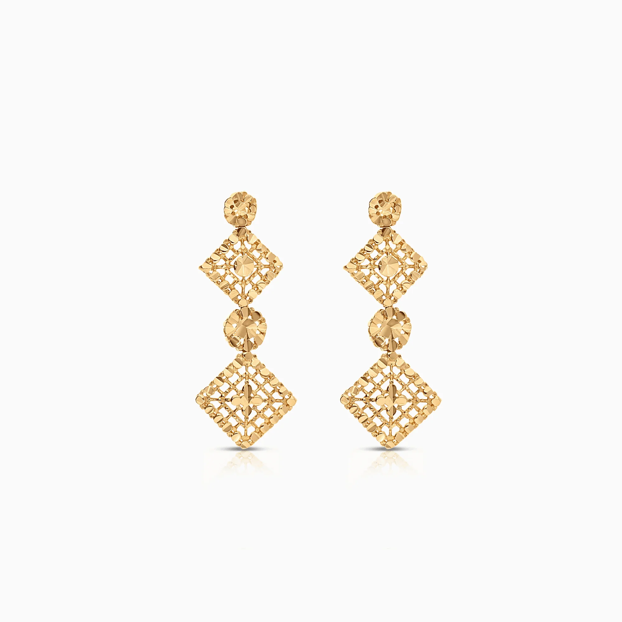 Gold earrings 3.50g 18K gold