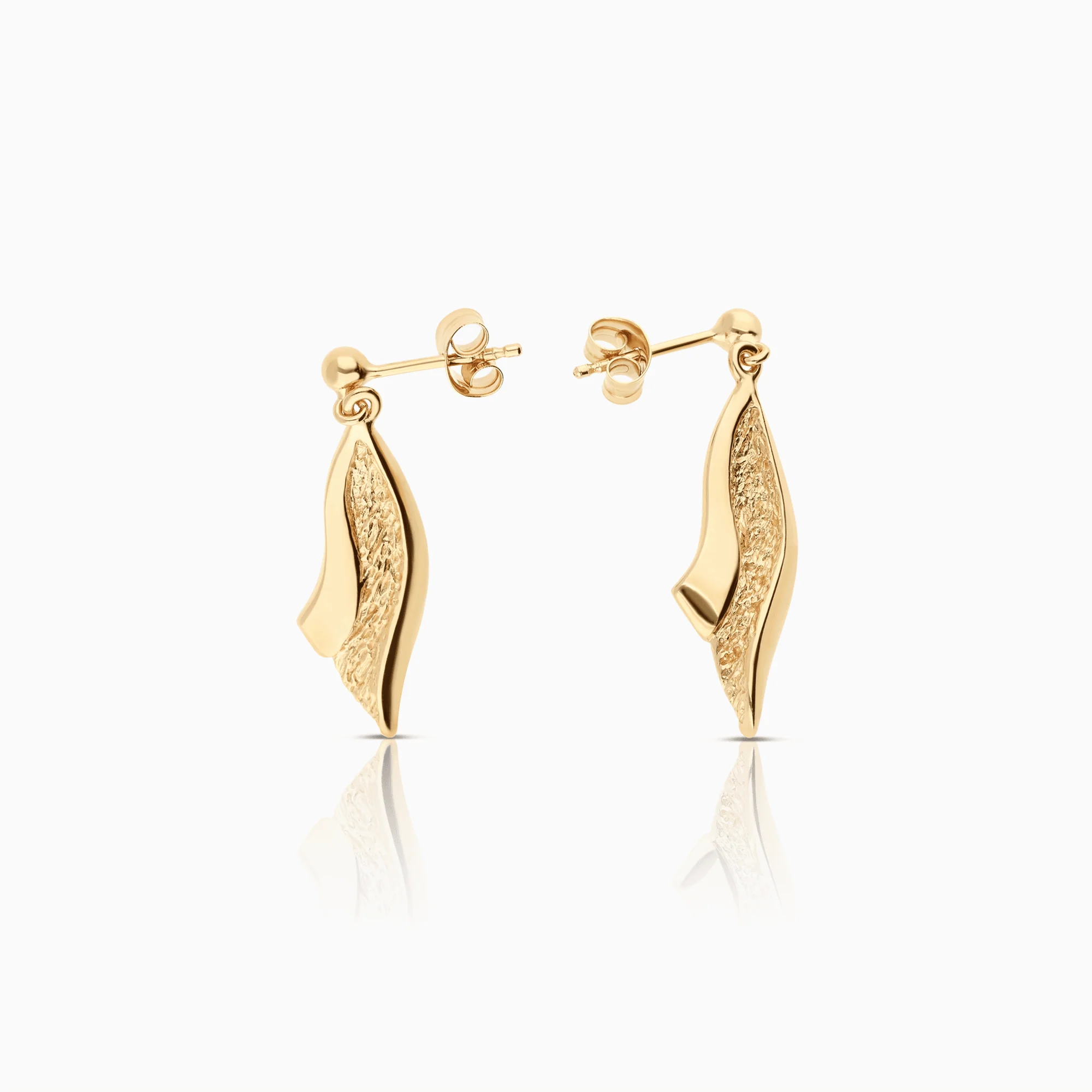 Gold earrings 3.58g 18K - Image 2