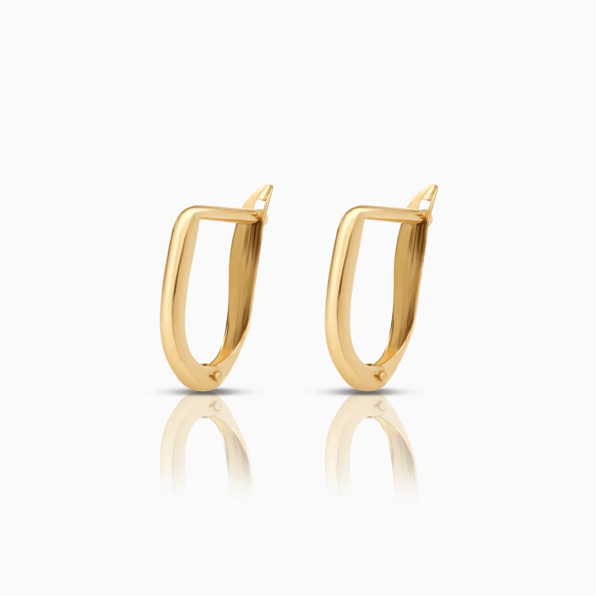 Gold Hoop Earrings 0.56g 18K Gold