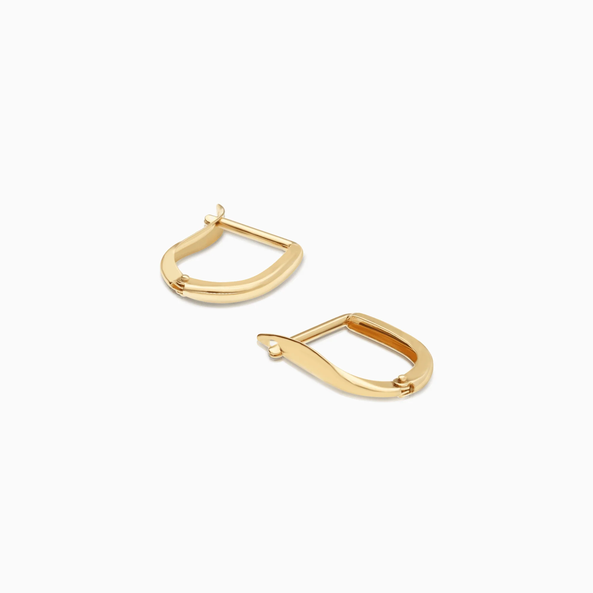 Gold Hoop Earrings 0.56g 18K Gold - Image 2