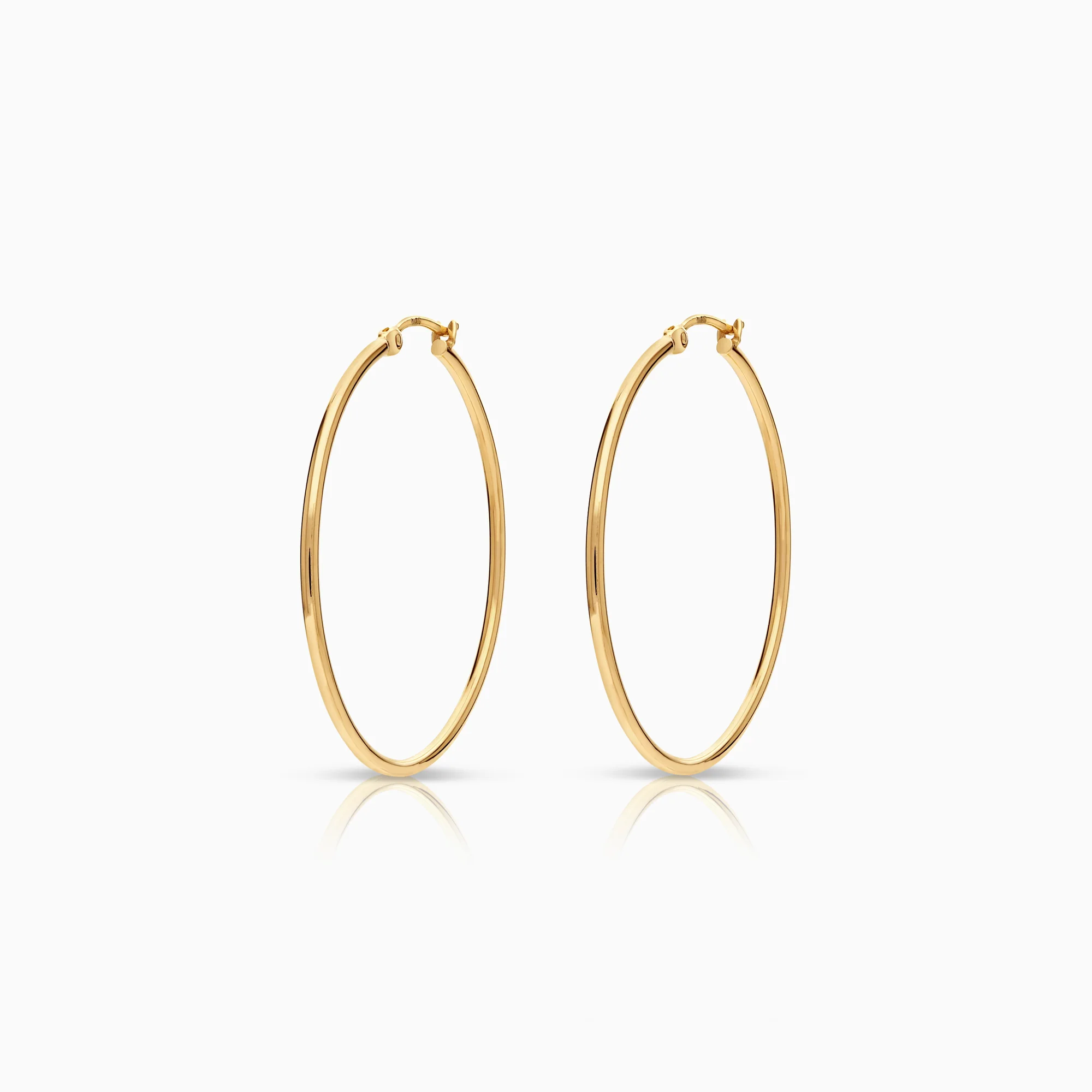 Gold earrings hoops 11.02g 18K gold