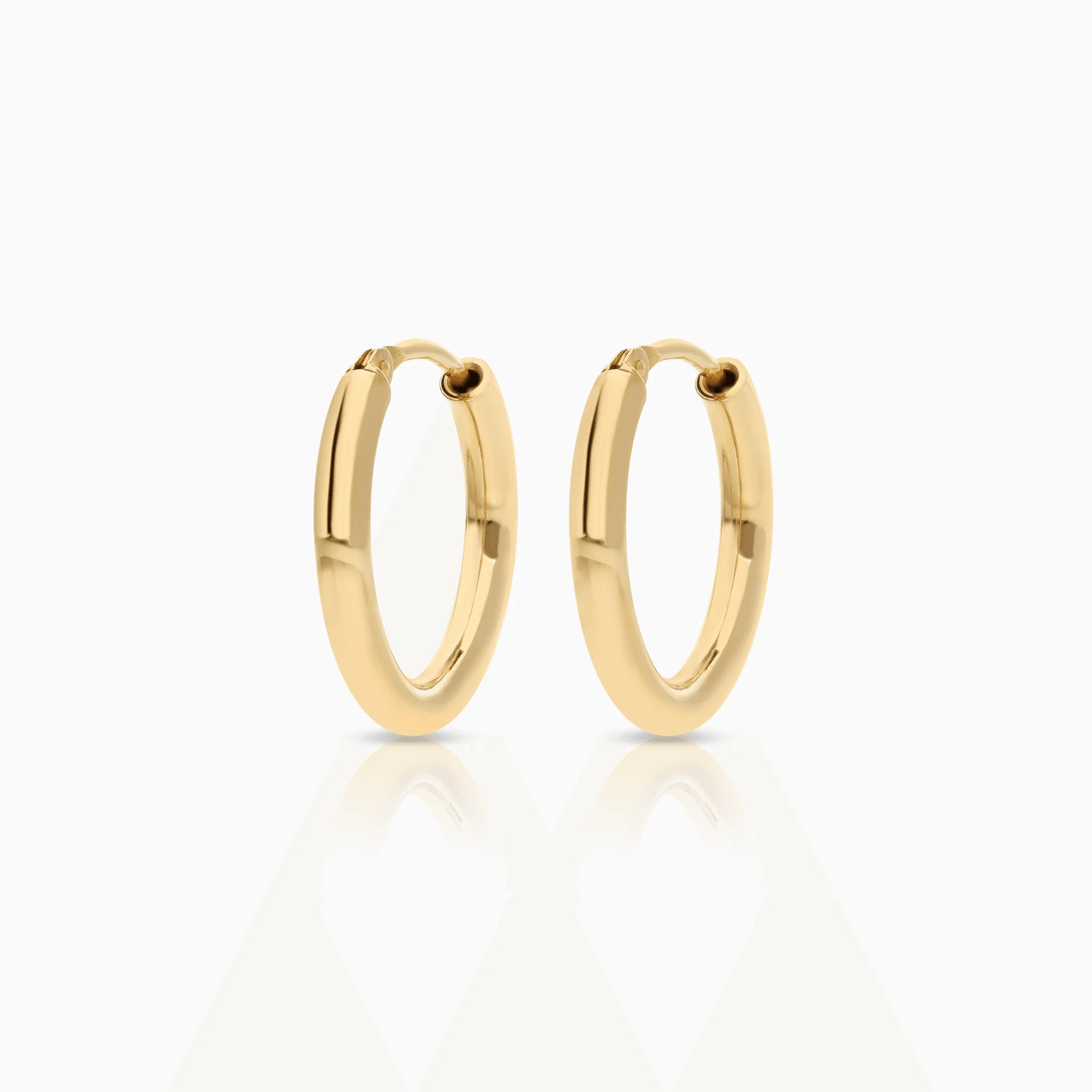 Gold hoop earrings 1.44g 18K gold
