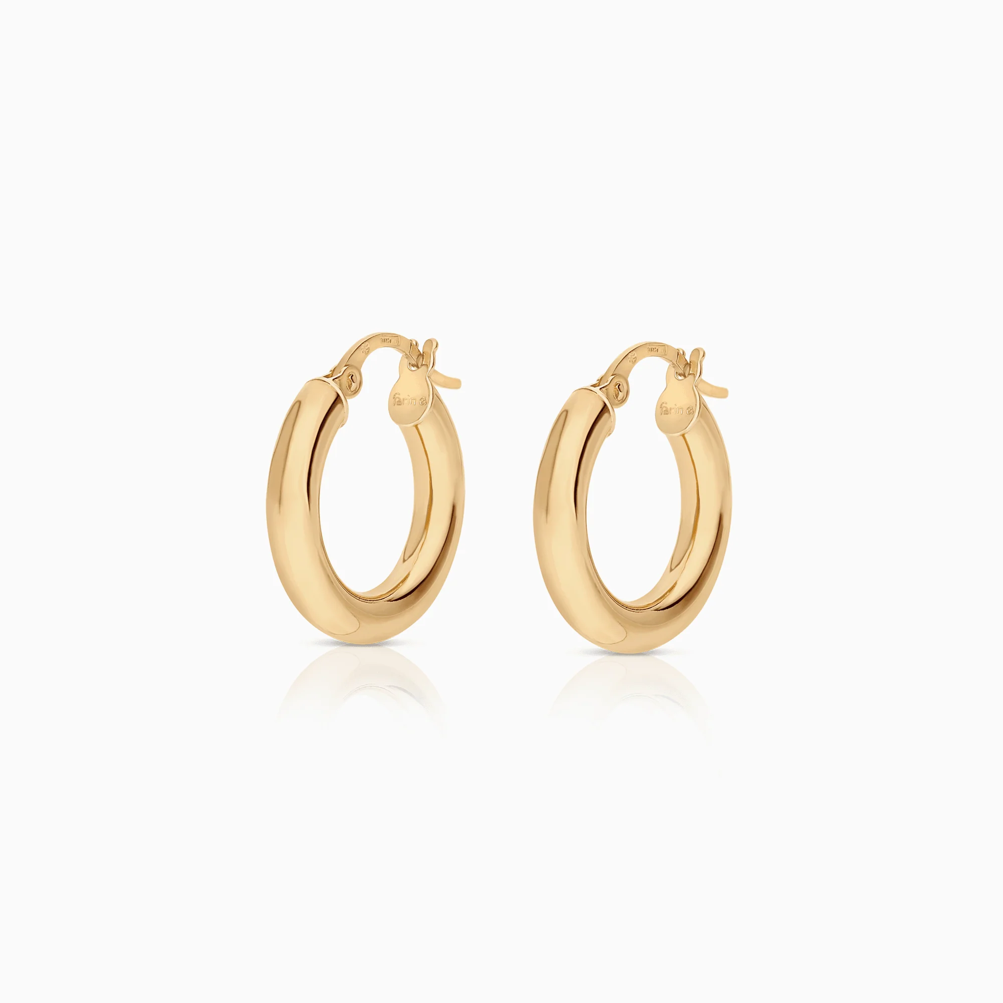 Gold Hoop Earrings 1.64g 18K Gold