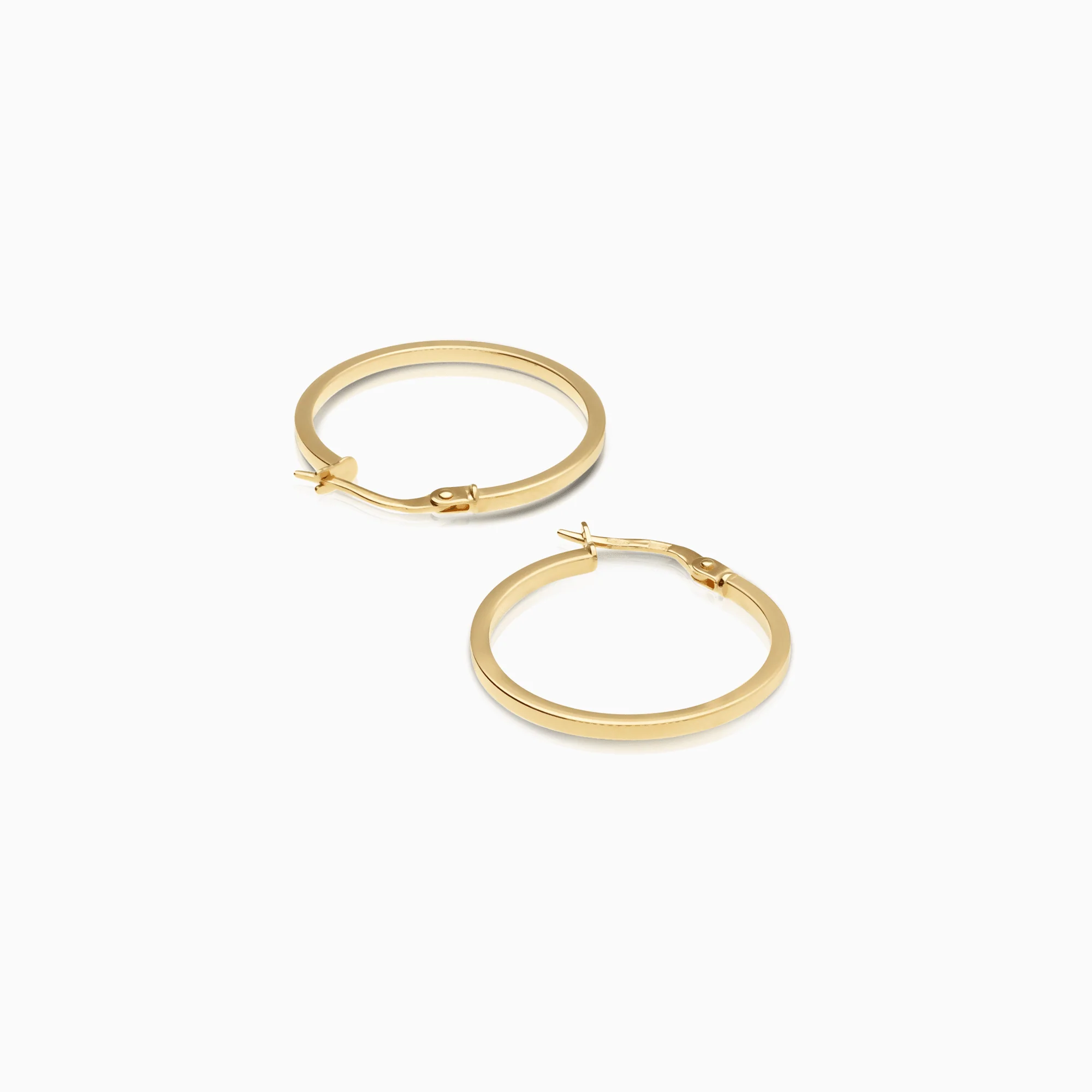 Gold Hoop Earrings 1.74g 18K Gold - Image 2