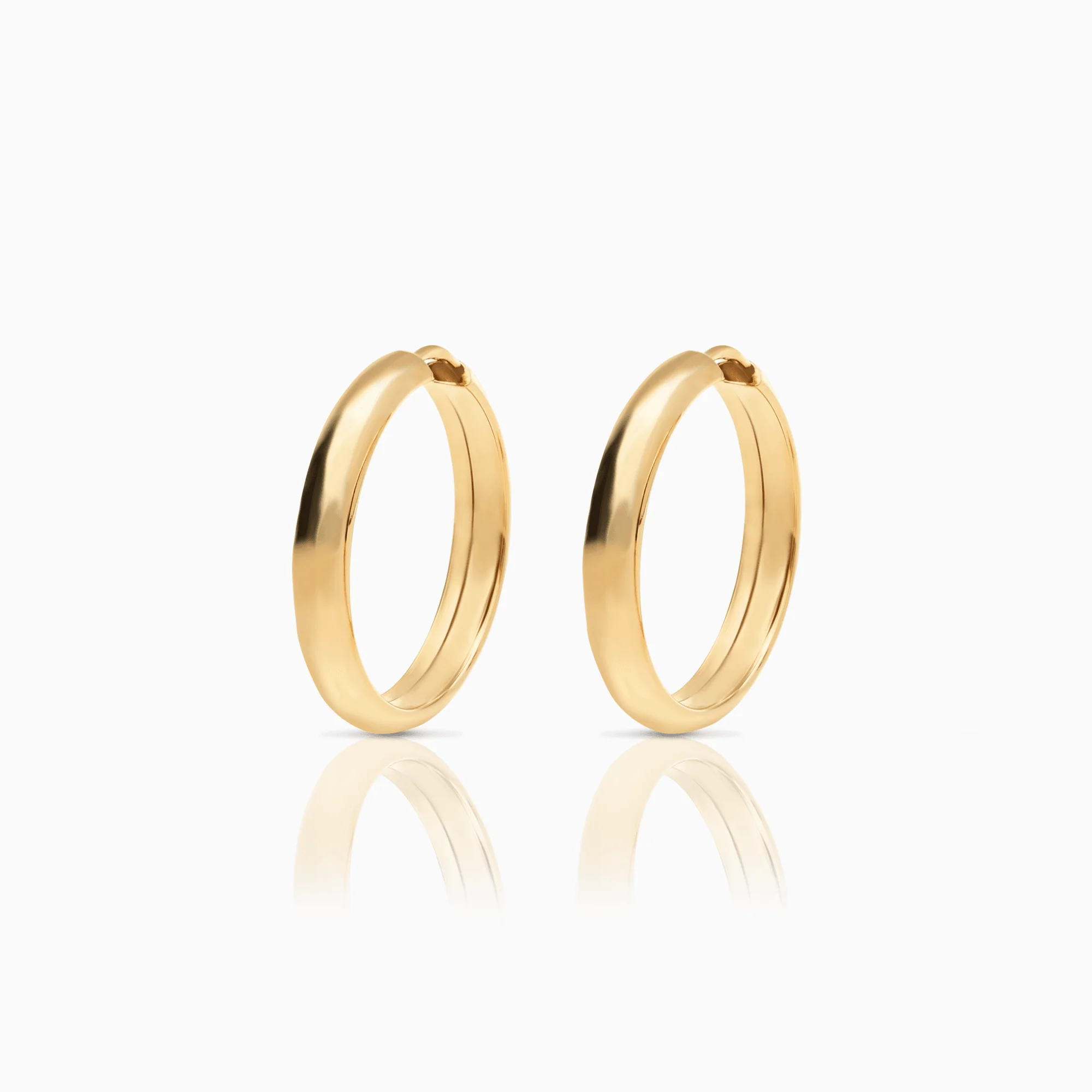Gold Hoop Earrings 1.80g 18K Gold