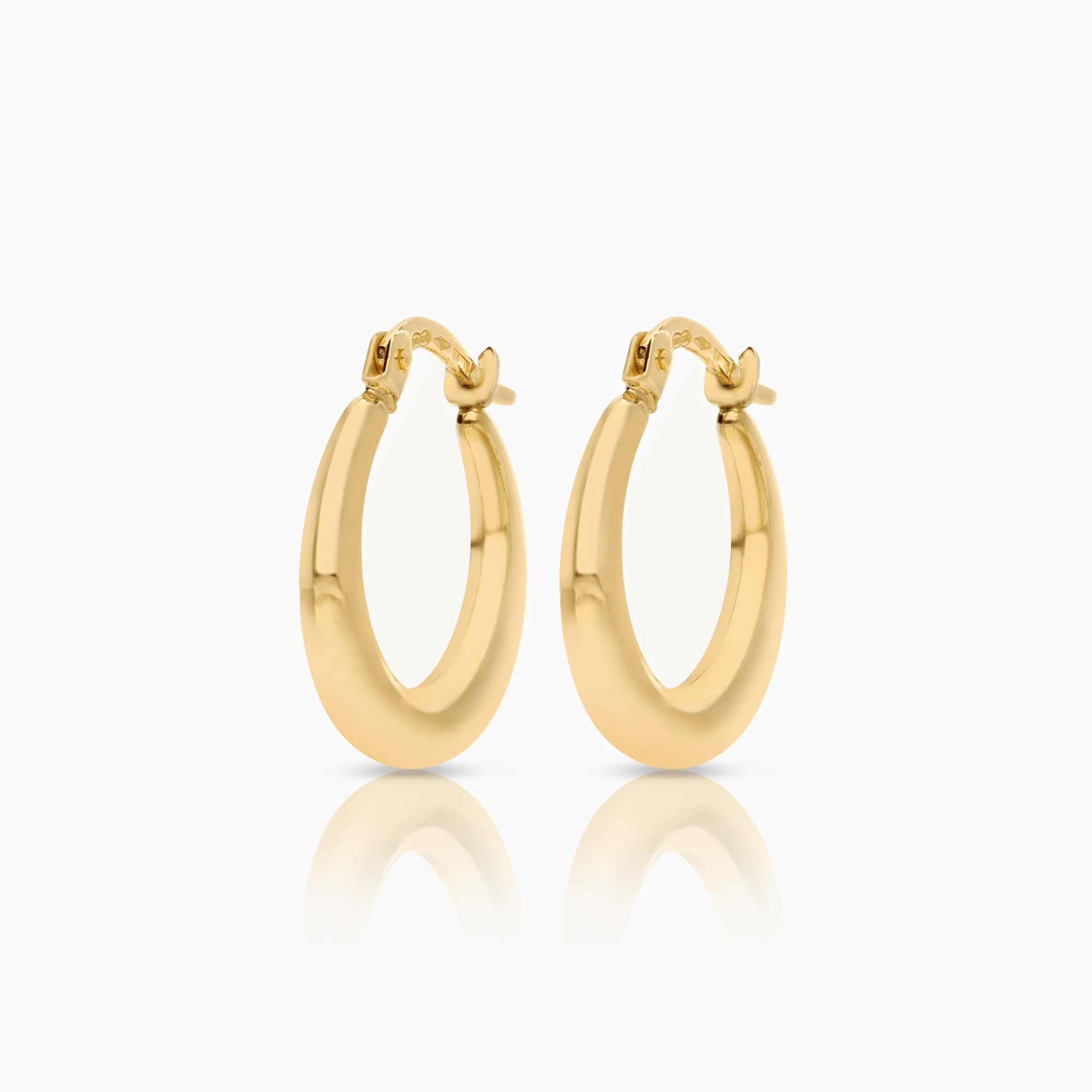 Gold Hoop Earrings 1.80g 18K Gold