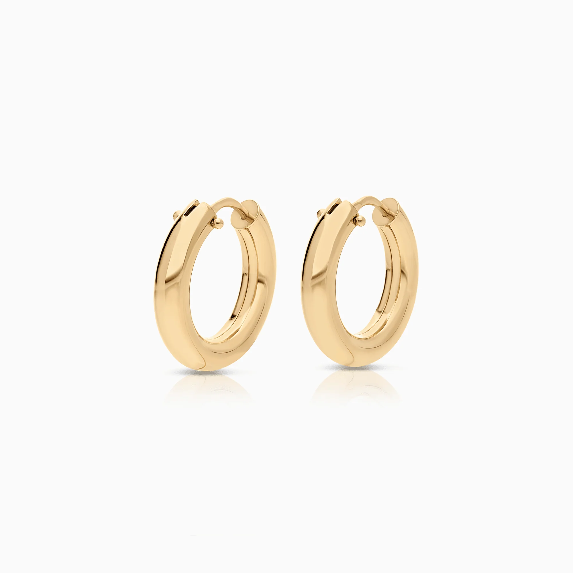 Gold hoop earrings 1.98g 18K gold