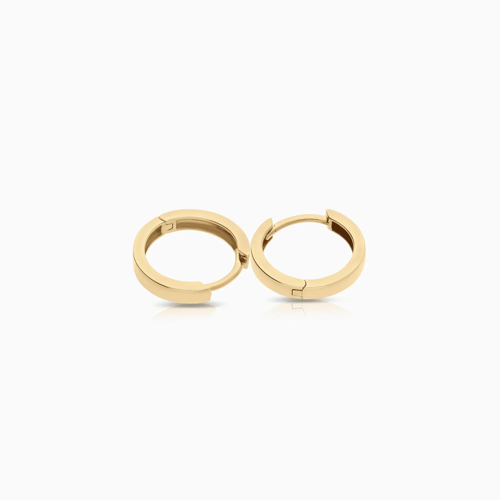 Gold hoop earrings 2.46g 18K gold - Image 2