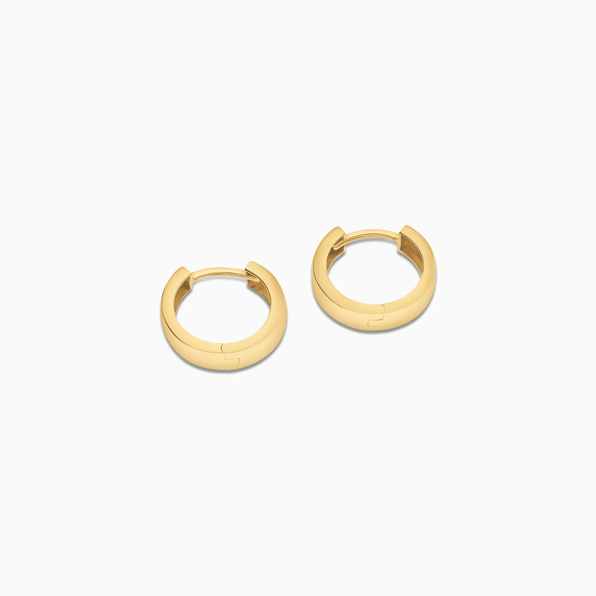 Gold hoop earrings 2.55g 18K gold - Image 2