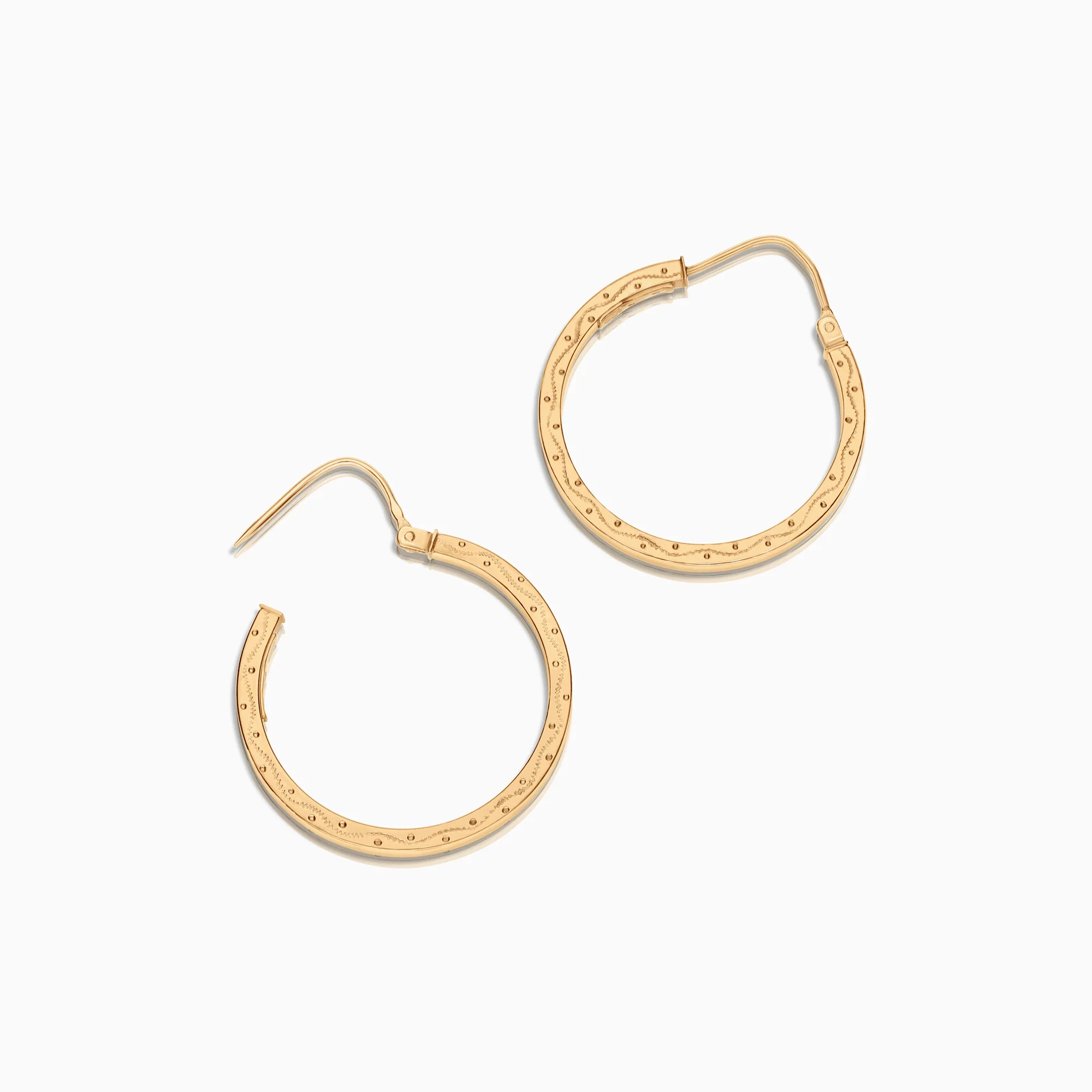 Gold hoop earrings 2.80g 18K gold - Image 2