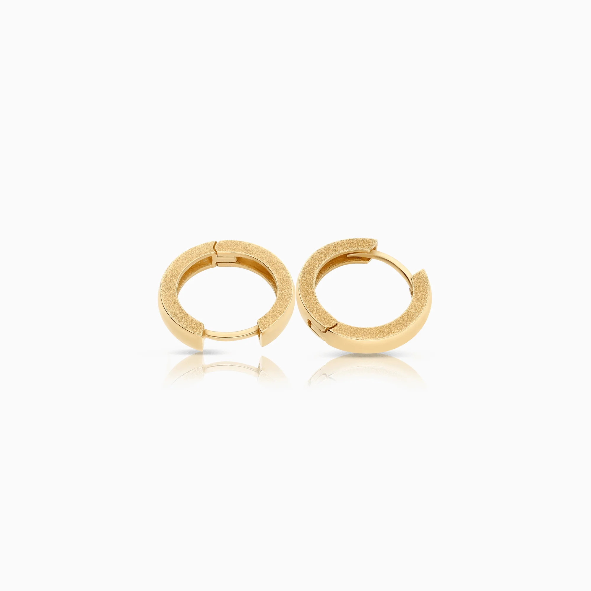 Gold hoop earrings 3.10g 18K gold - Image 2