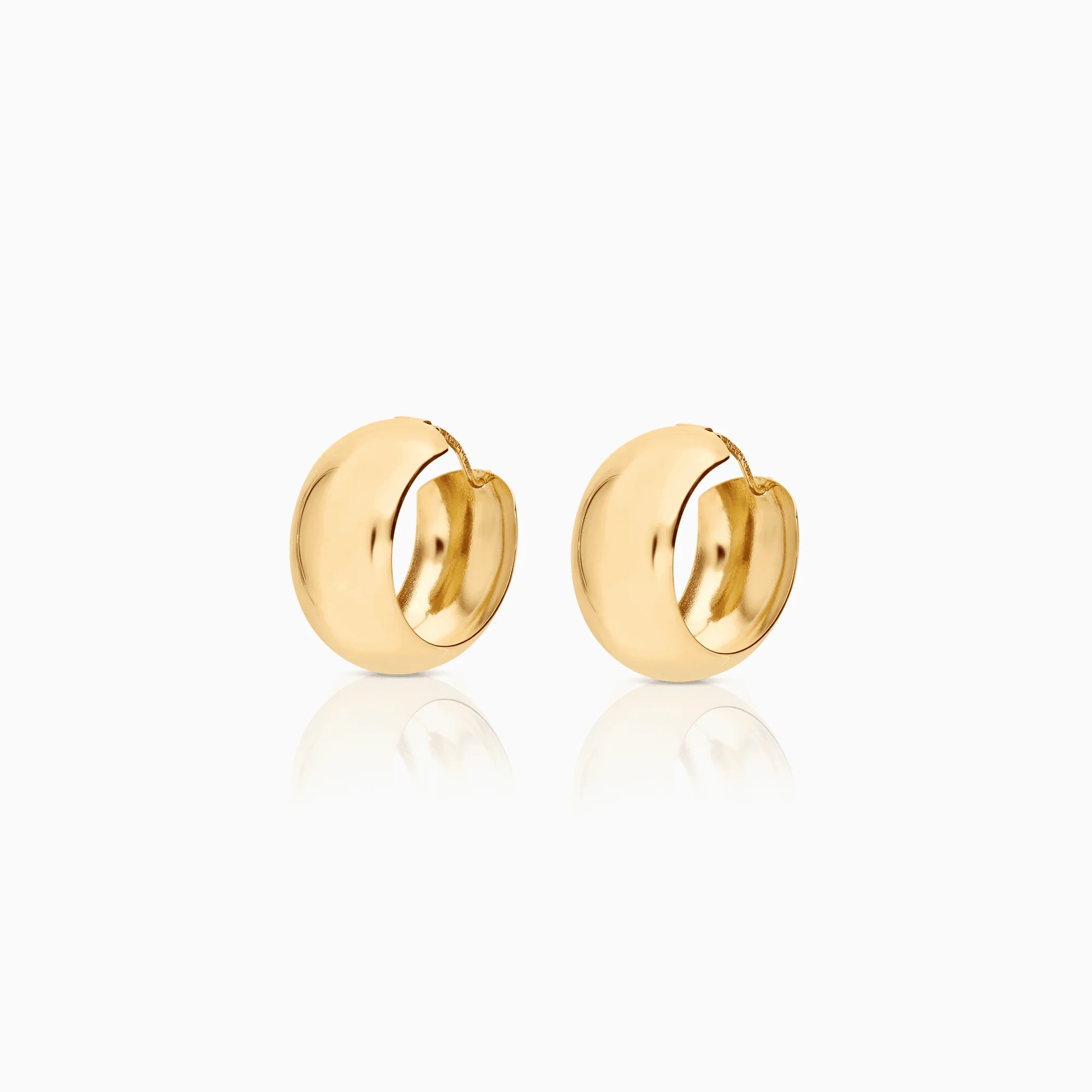 Gold hoop earrings 3.64g 18K gold