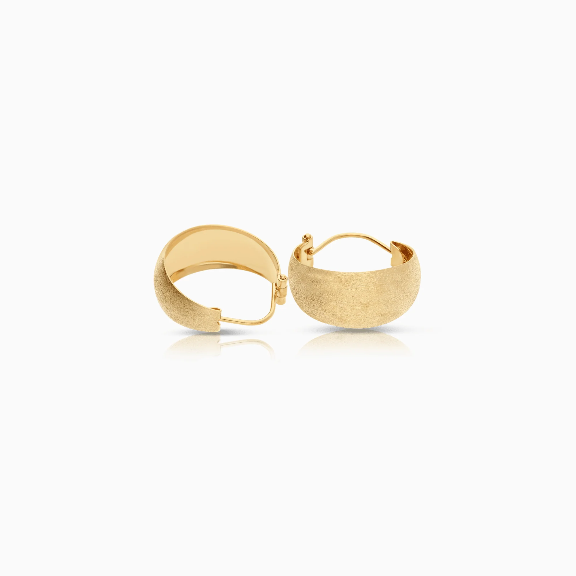 Gold hoop earrings 3.67g 18K gold - Image 2