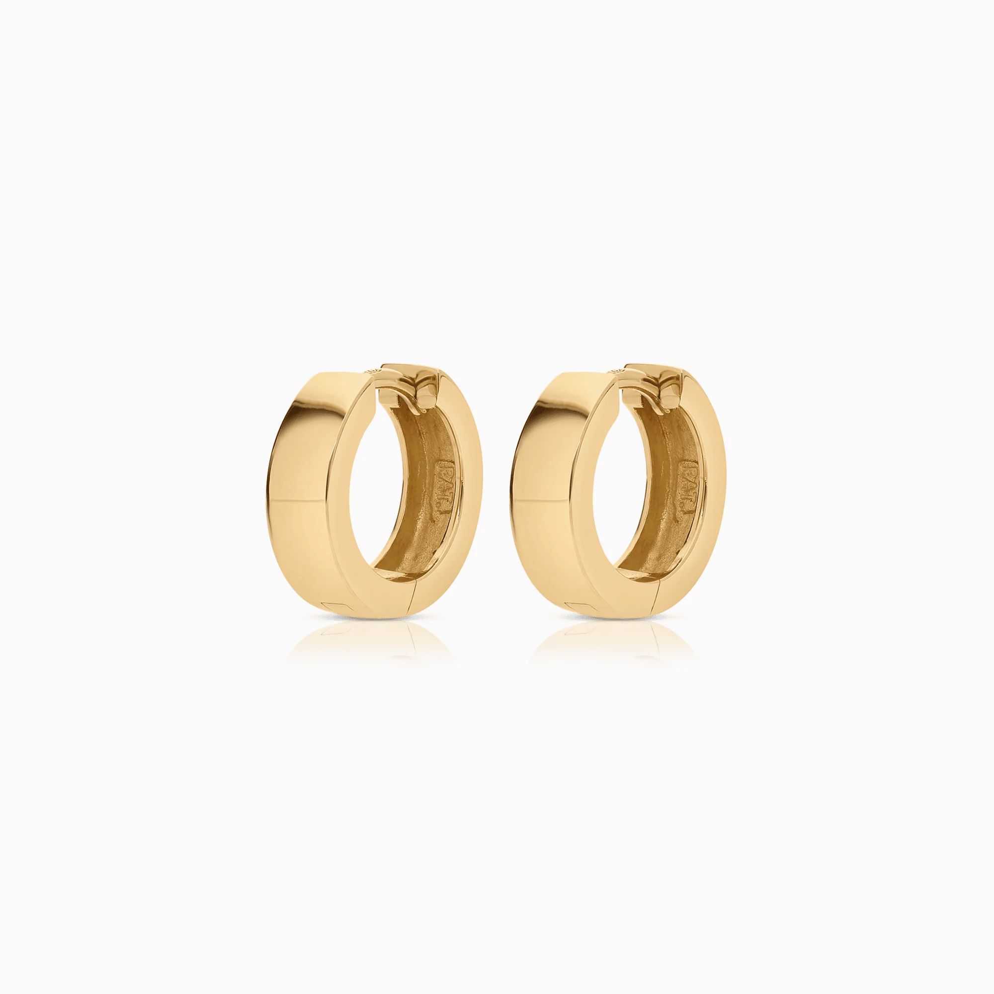 Gold earrings hoops 5.61g 18K gold