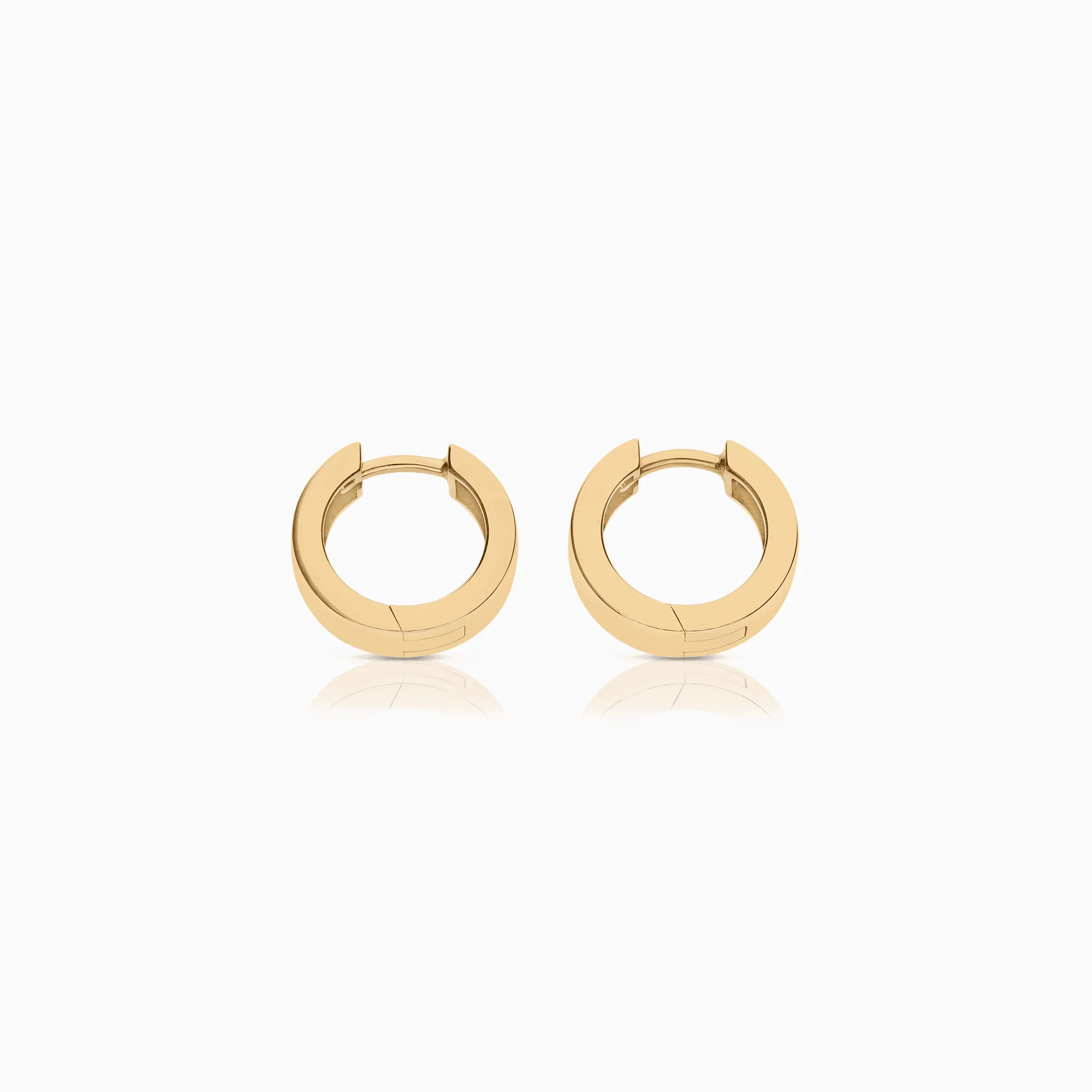 Gold earrings hoops 5.61g 18K gold - Image 2