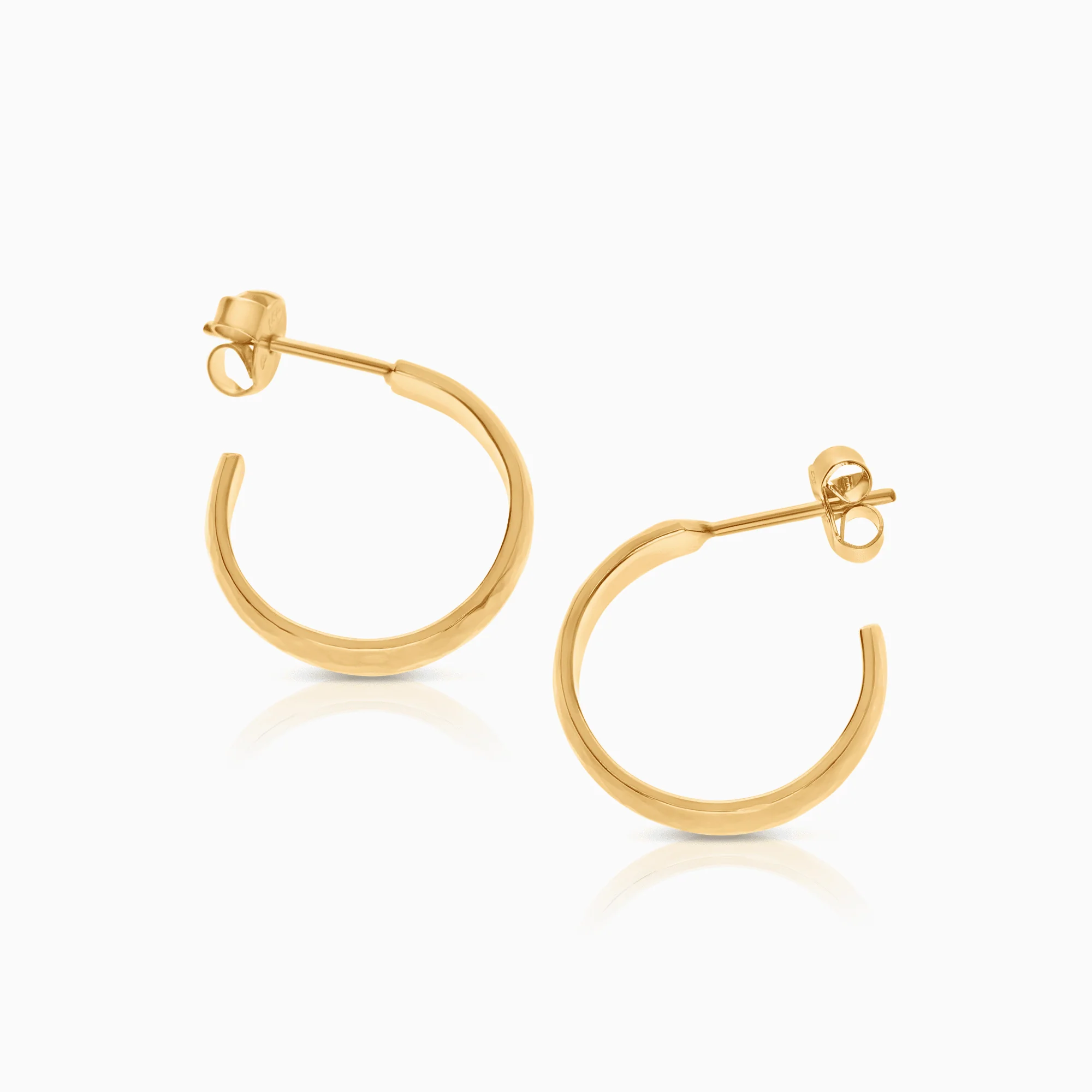 Gold earrings hoops 6.09g 18K gold - Image 2