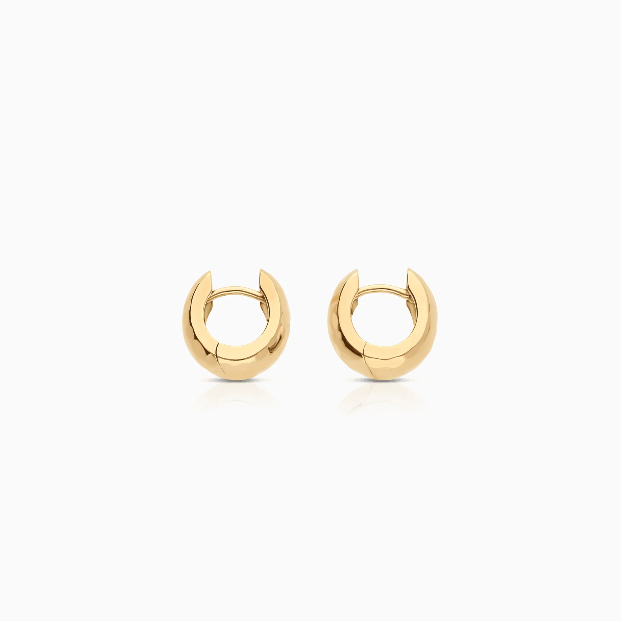 Gold hoop earrings 6.86g 18K gold - Image 2