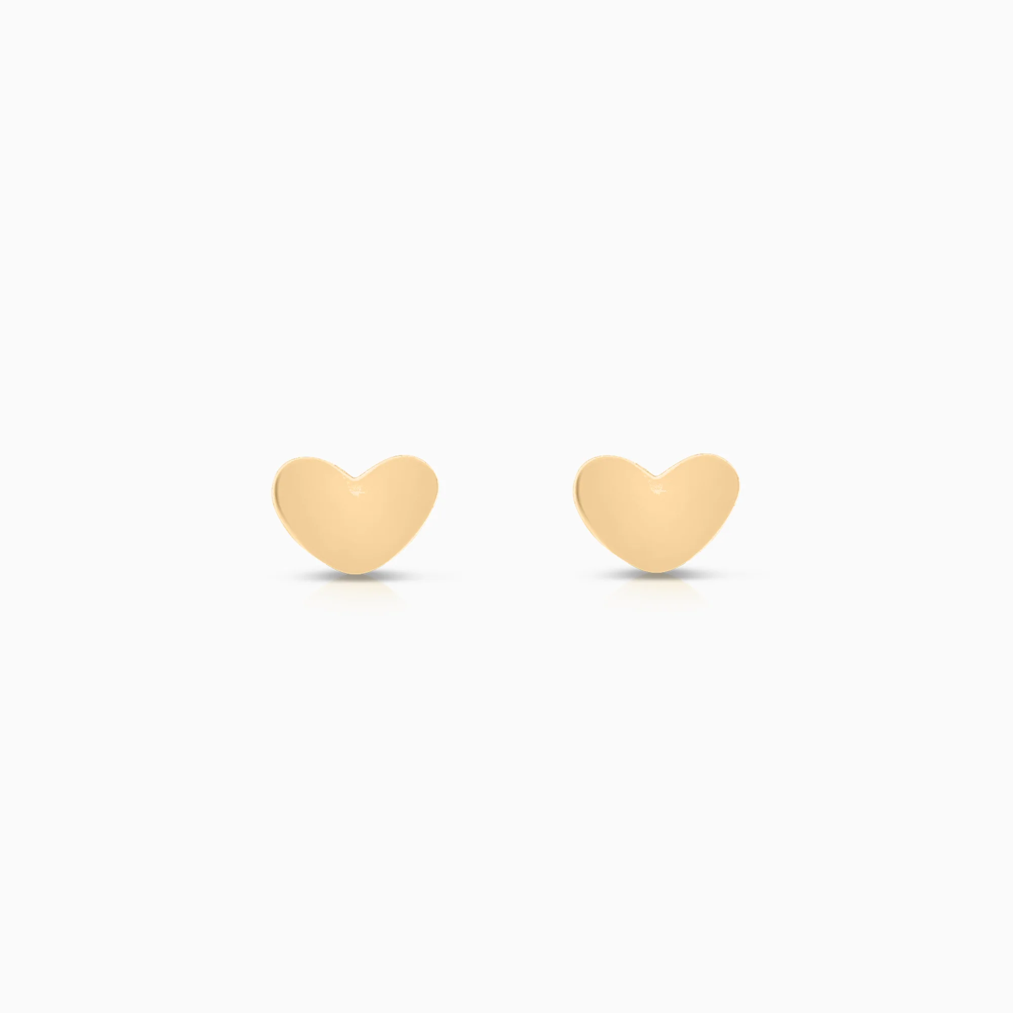 Gold heart earrings 0.59g 18K gold