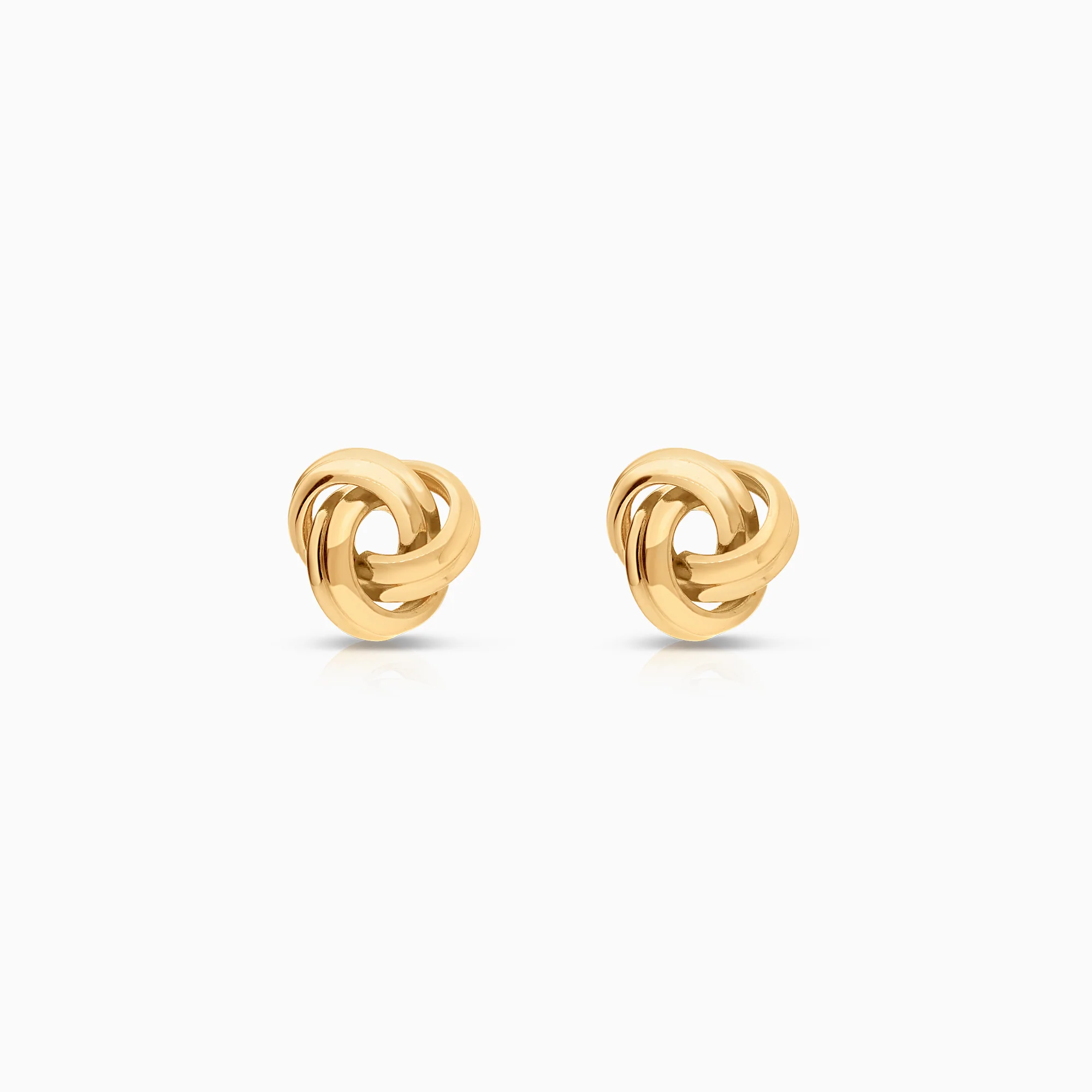 Gold knot earrings 1.83g 18K gold