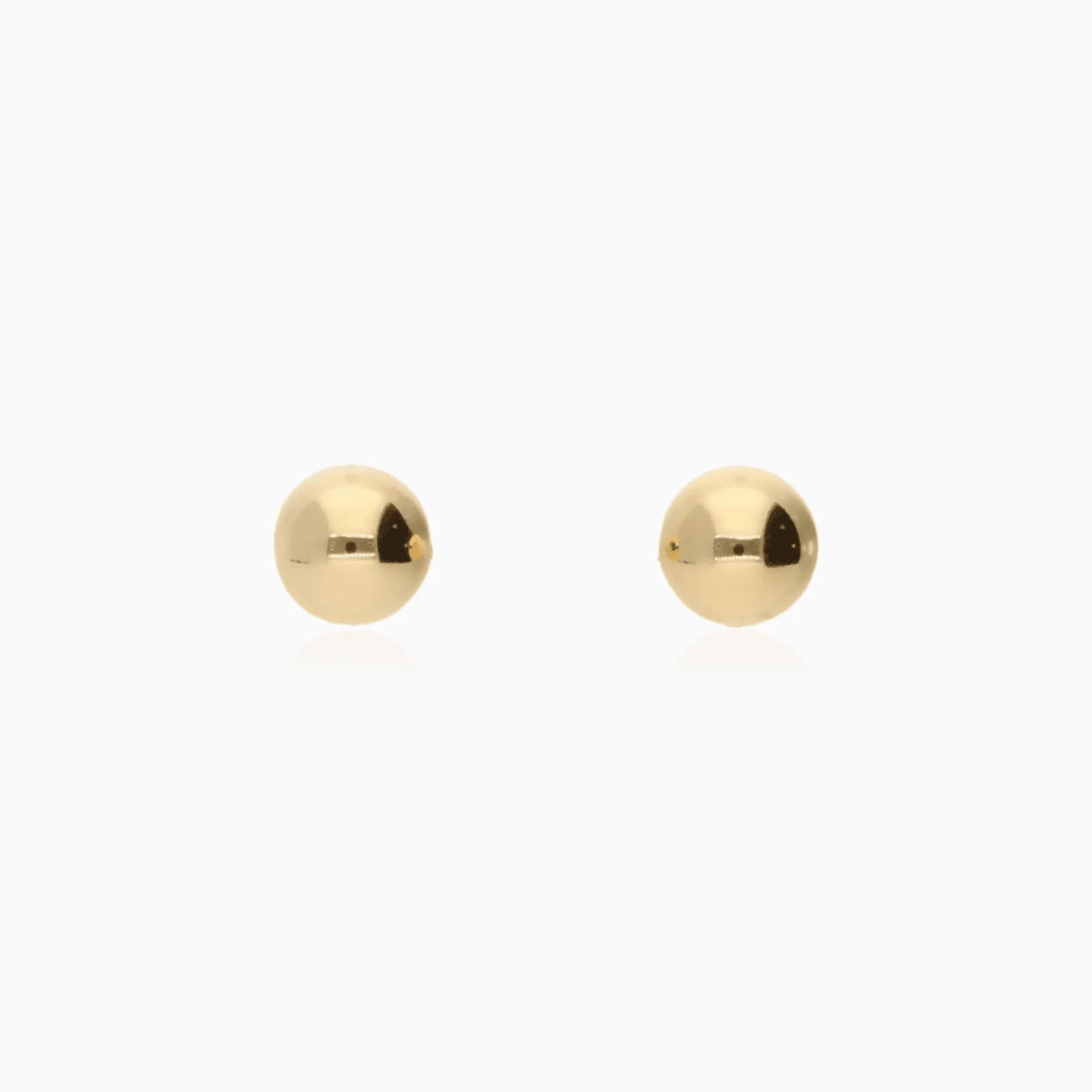 Gold earrings balls 0.27g 18K