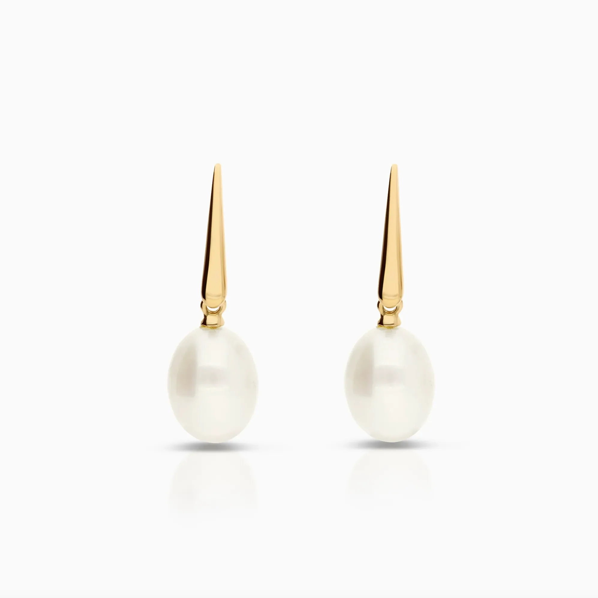 Gold earrings with pearls 3.30g 18K gold
