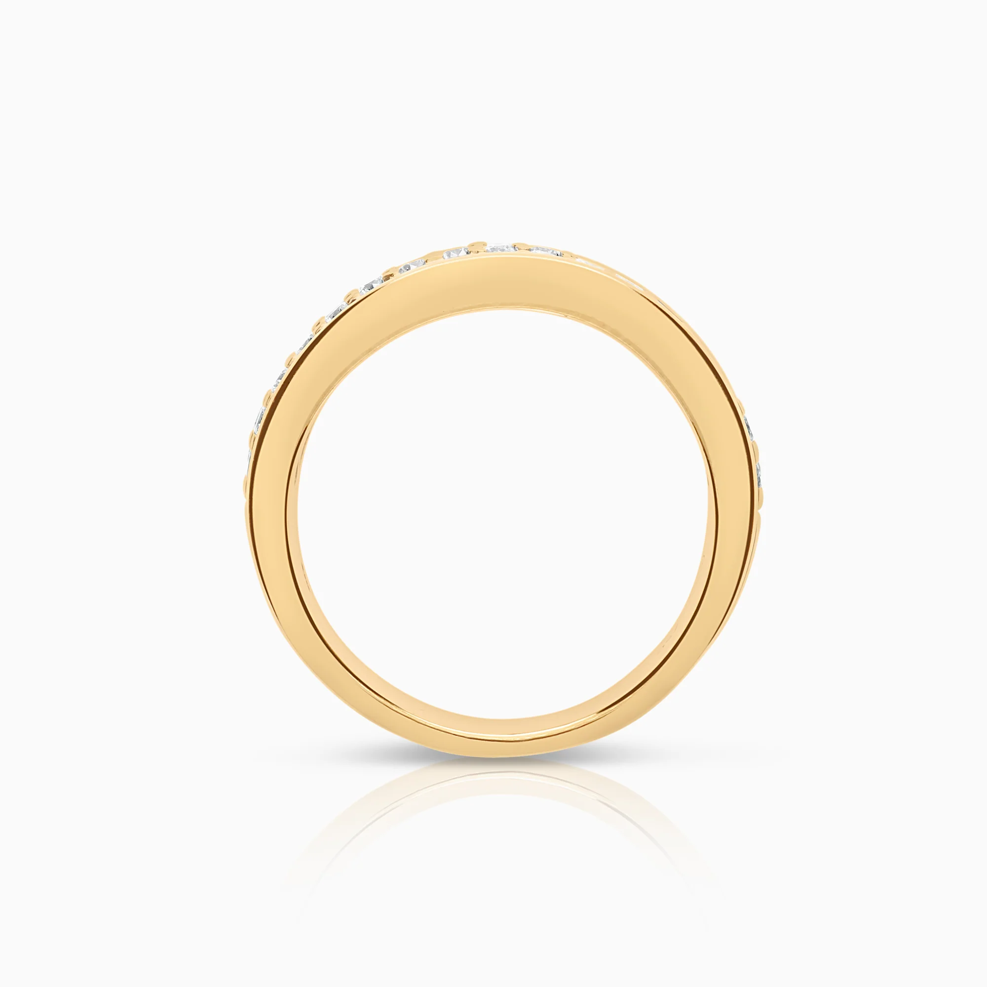 Diamond ring 0.50ct 18K gold - Image 2