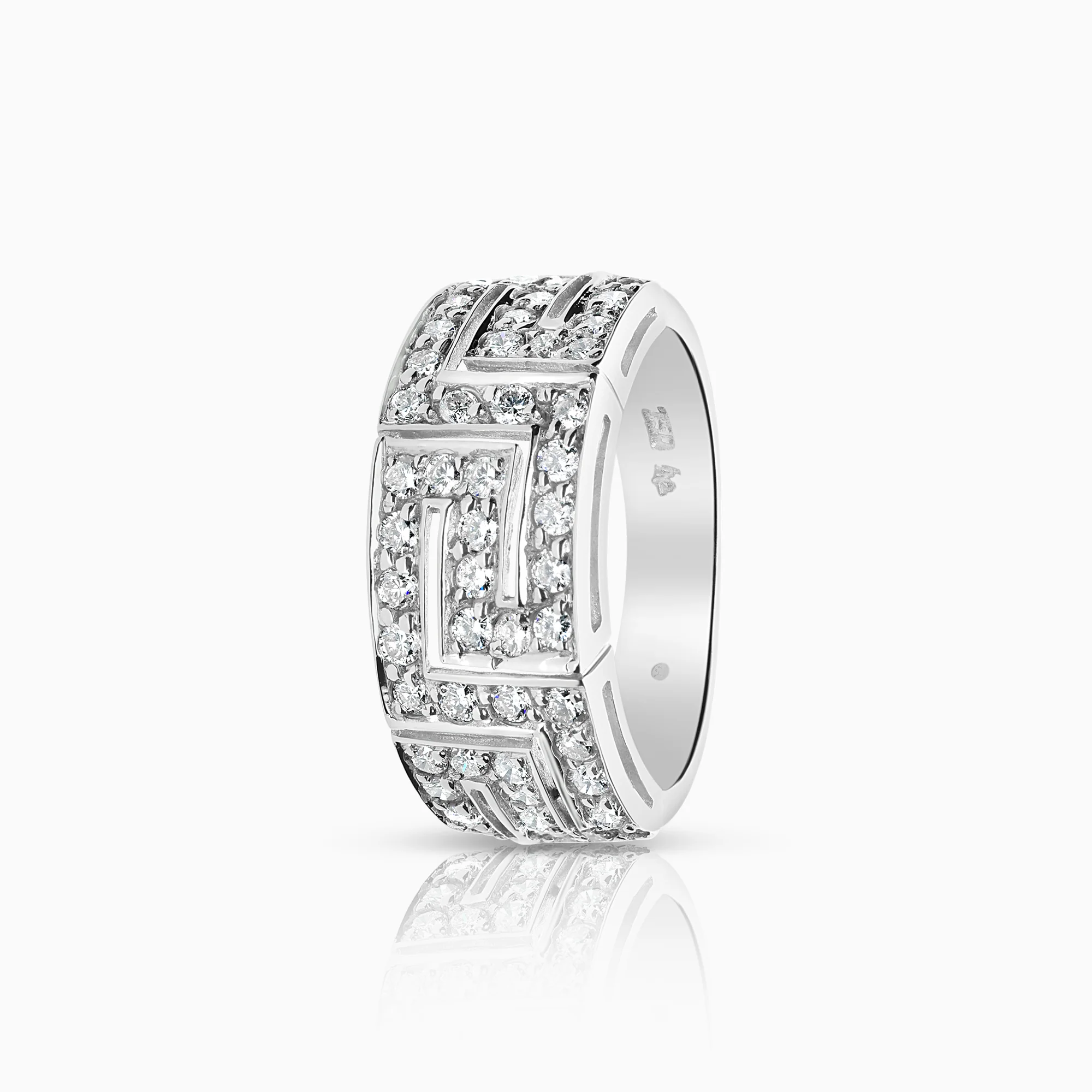 Diamond ring 0.75ct 18K white gold