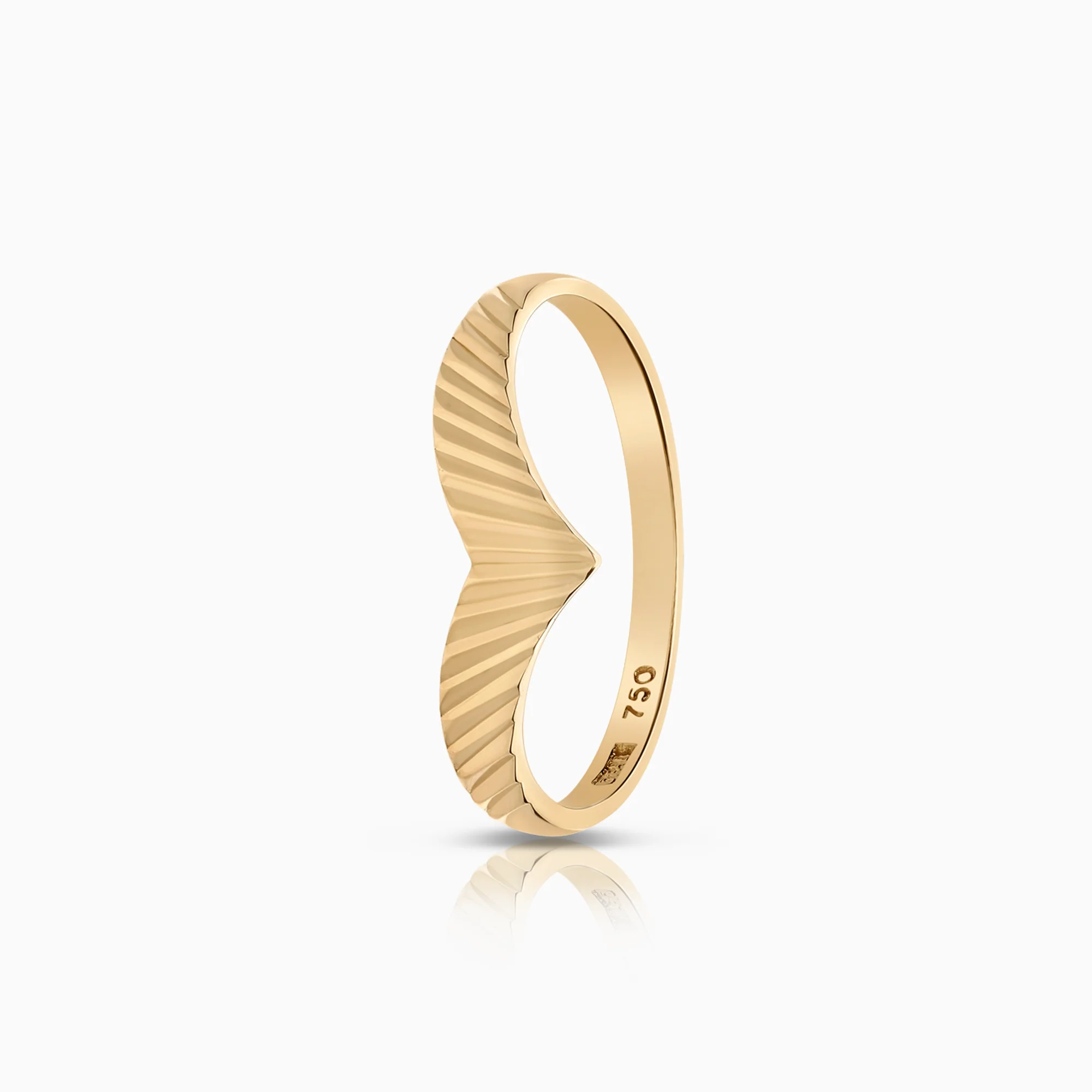 Gold ring 1.30g 18K gold
