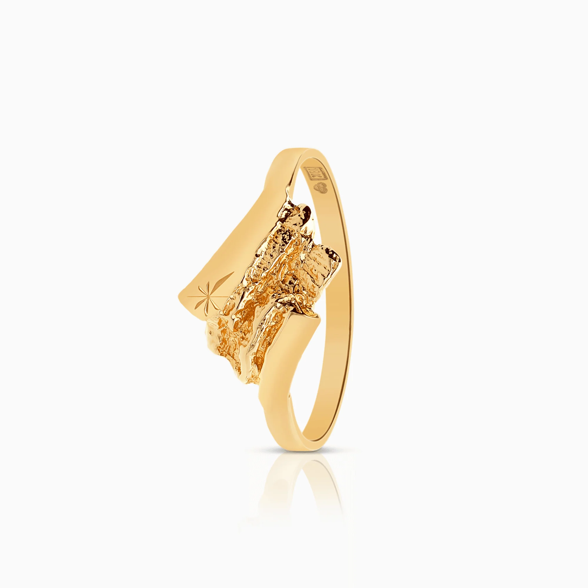 Gold ring 1.46g 18K gold