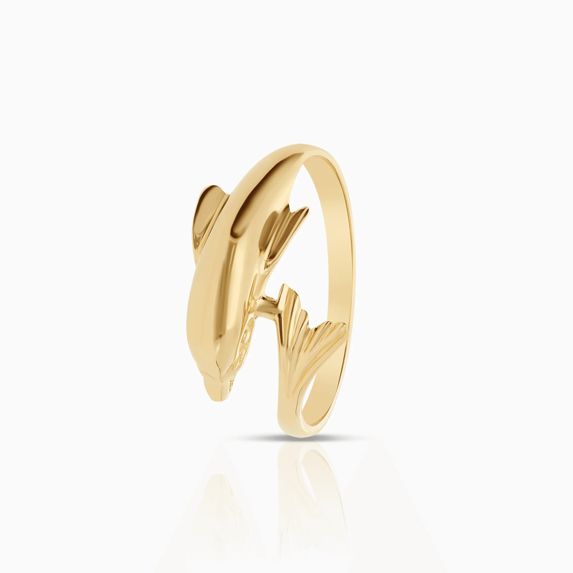 Dolphin Gold Ring 2.02g 18K Gold