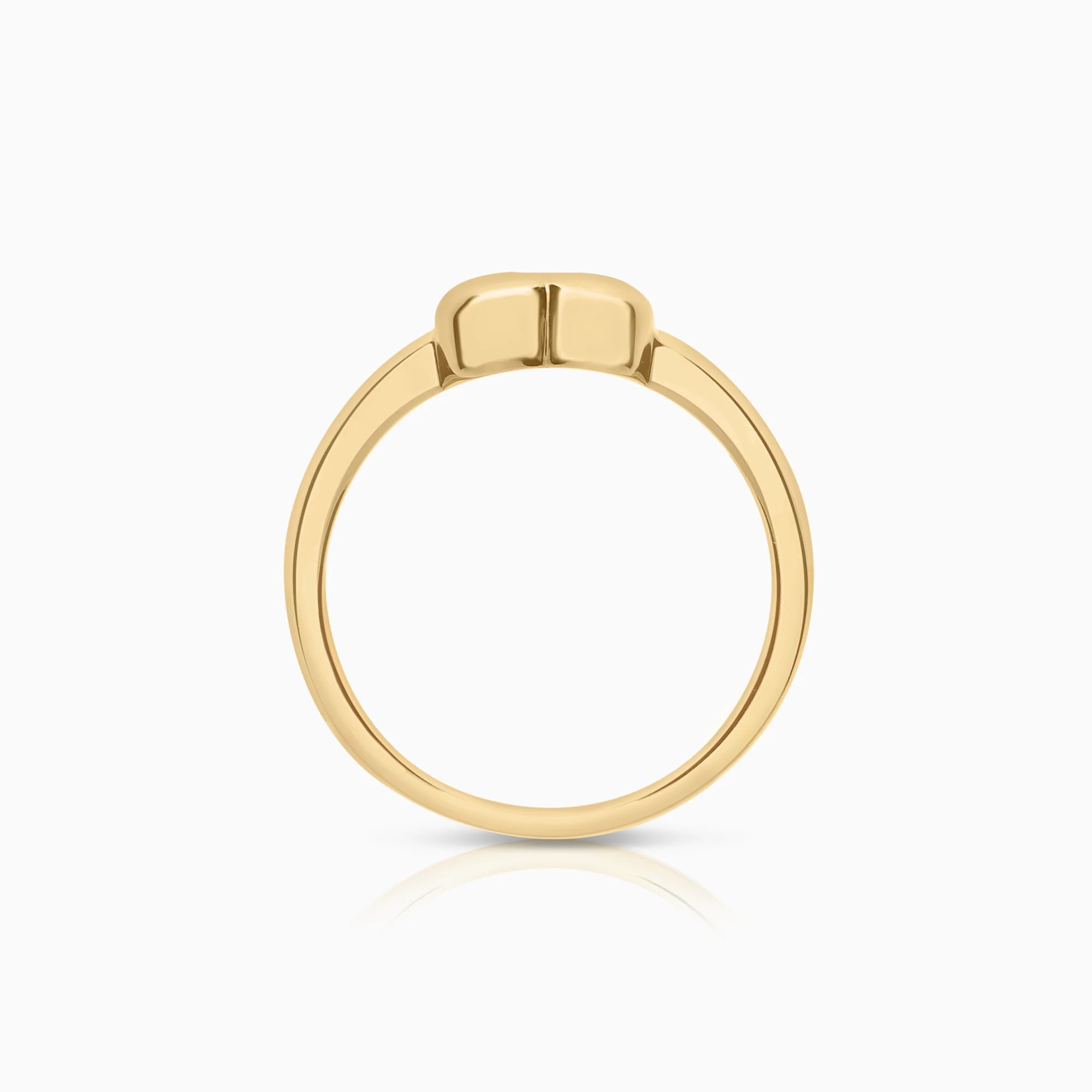 Diamond ring 0.05ct 18K gold - Image 2