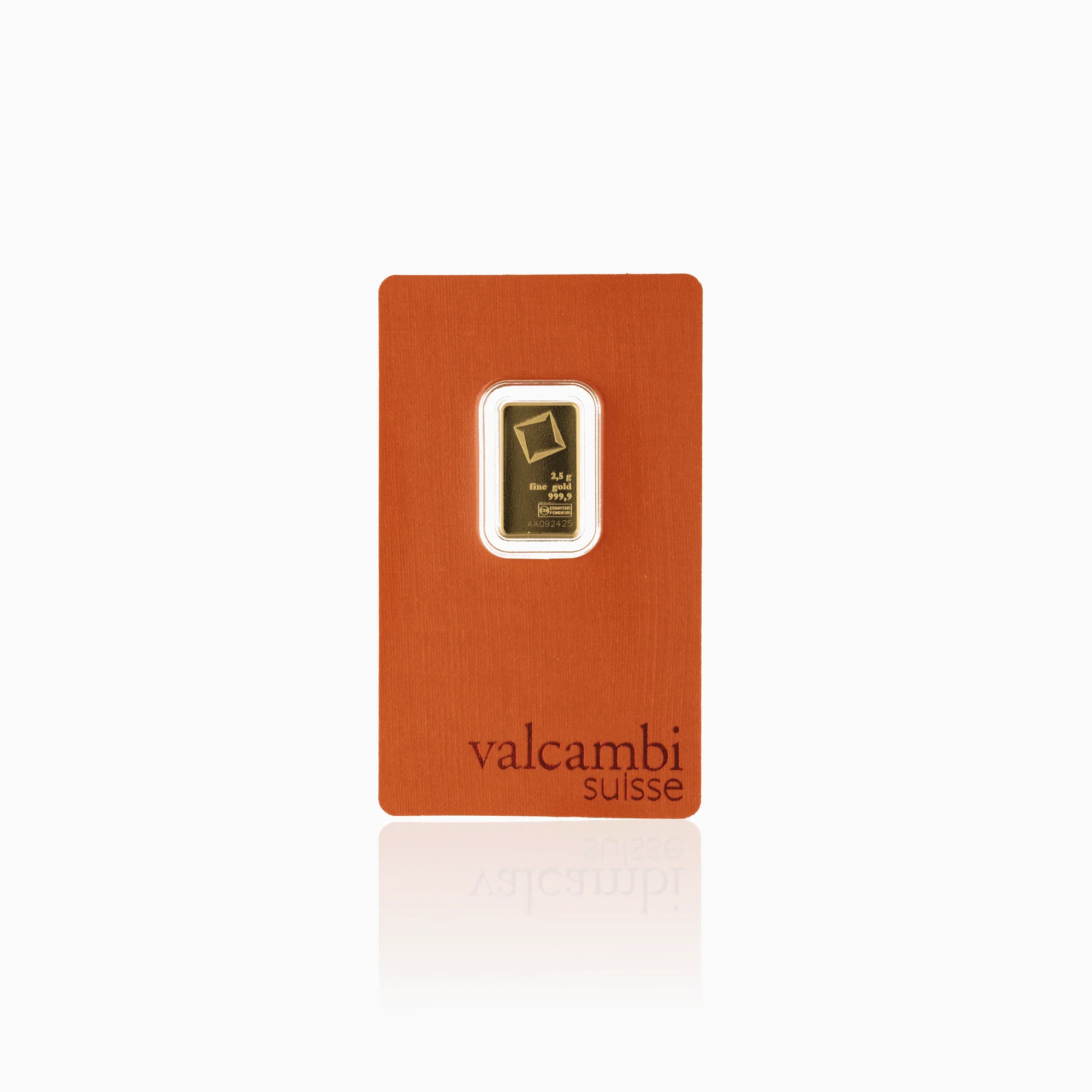 Valcambi gold bar 2.5g