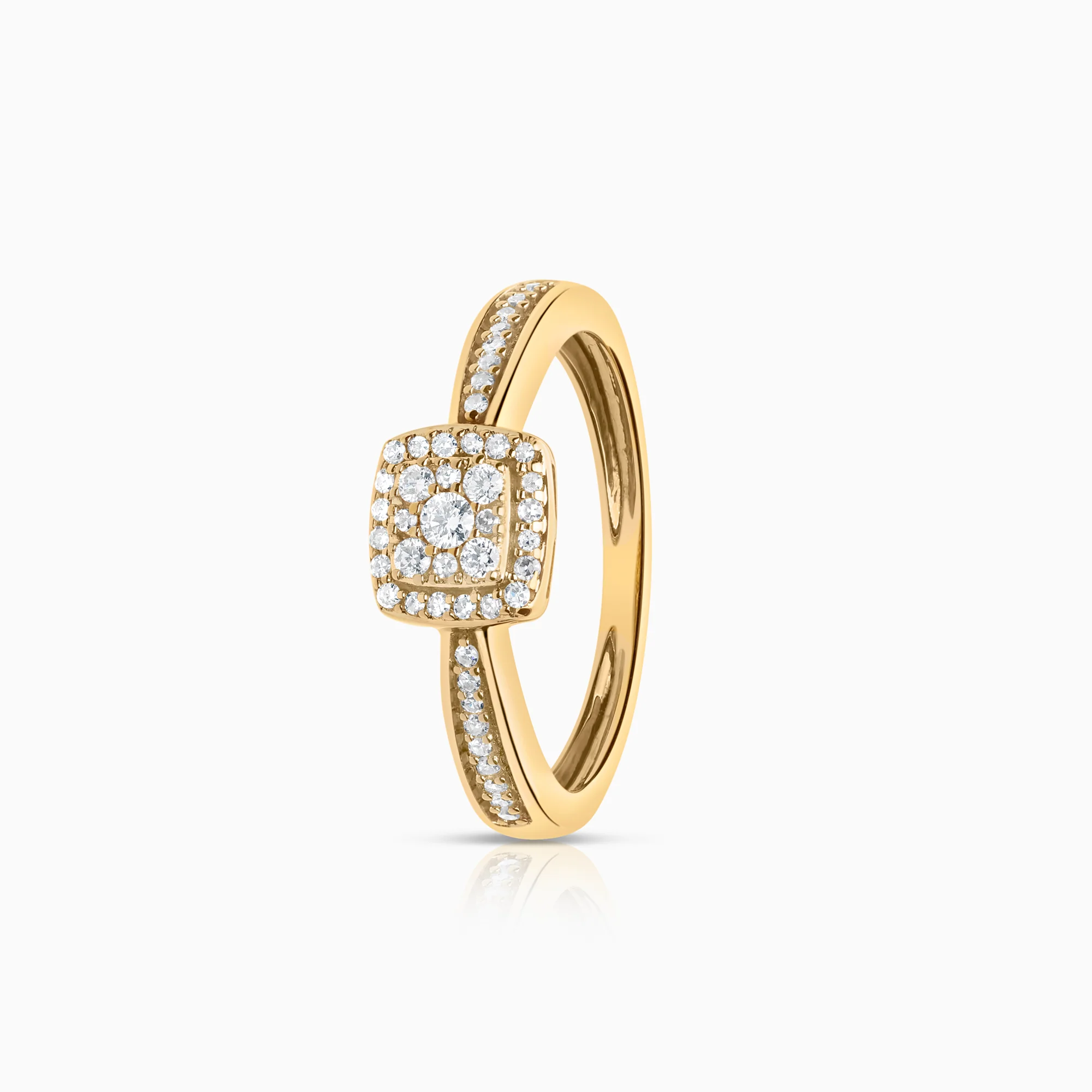 Diamond ring 0.15ct 18K gold
