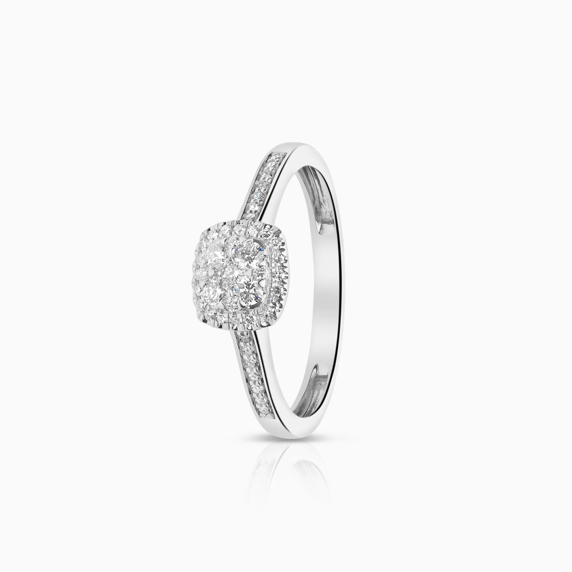 Diamond Ring 0.25ct 18K White Gold