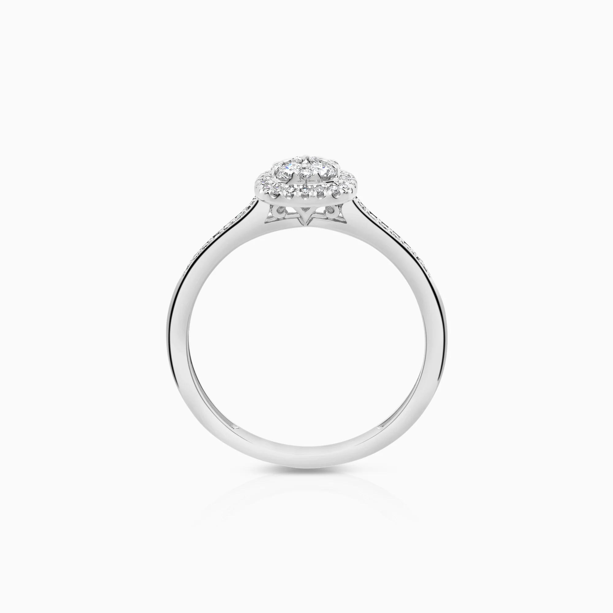 Diamond Ring 0.25ct 18K White Gold - Image 2