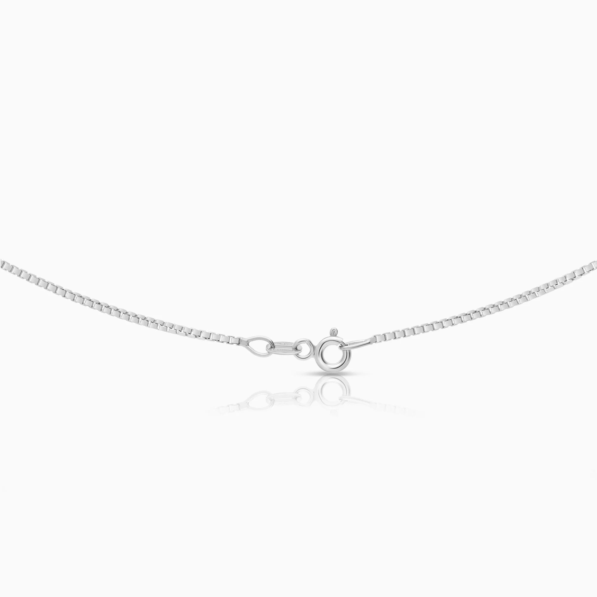 Necklace with diamond pendant 0.55ct 18K white gold - Image 2