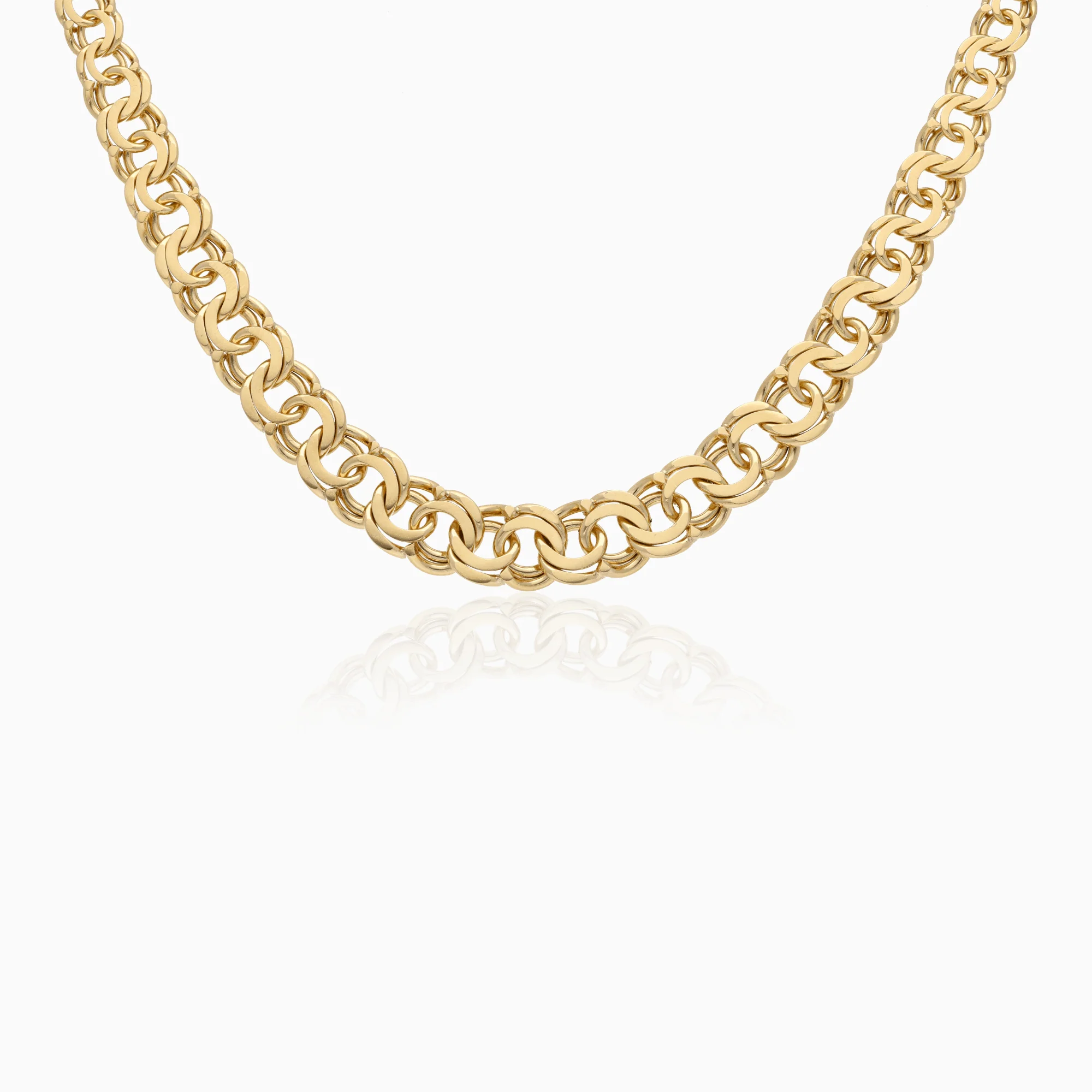 Bismarck necklace 40.4g 18K gold