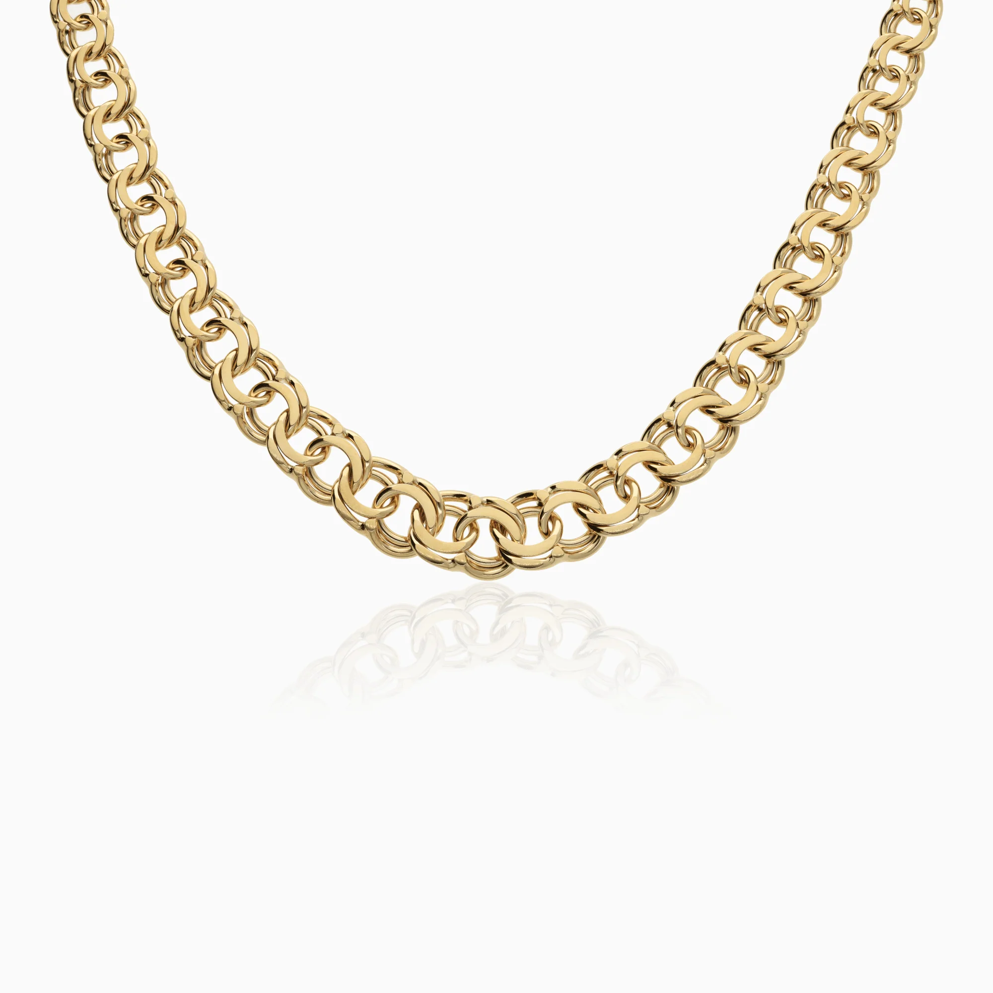 Bismarck necklace 50.50g 18K gold