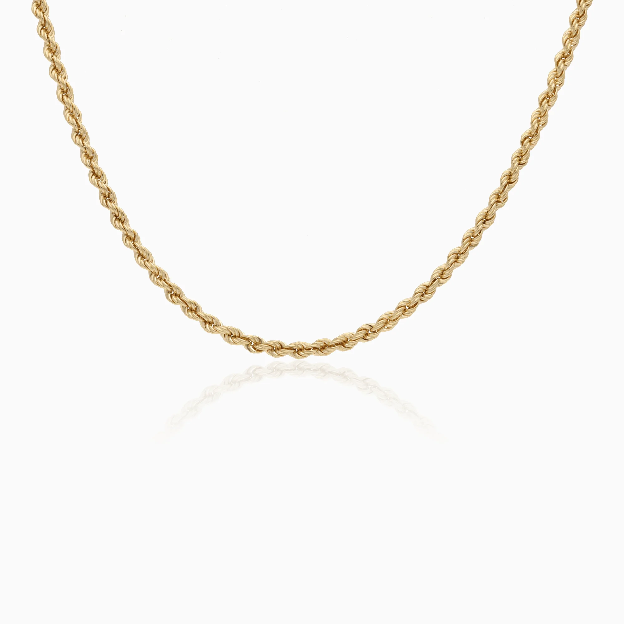 Rope necklace 21.7g 18K gold