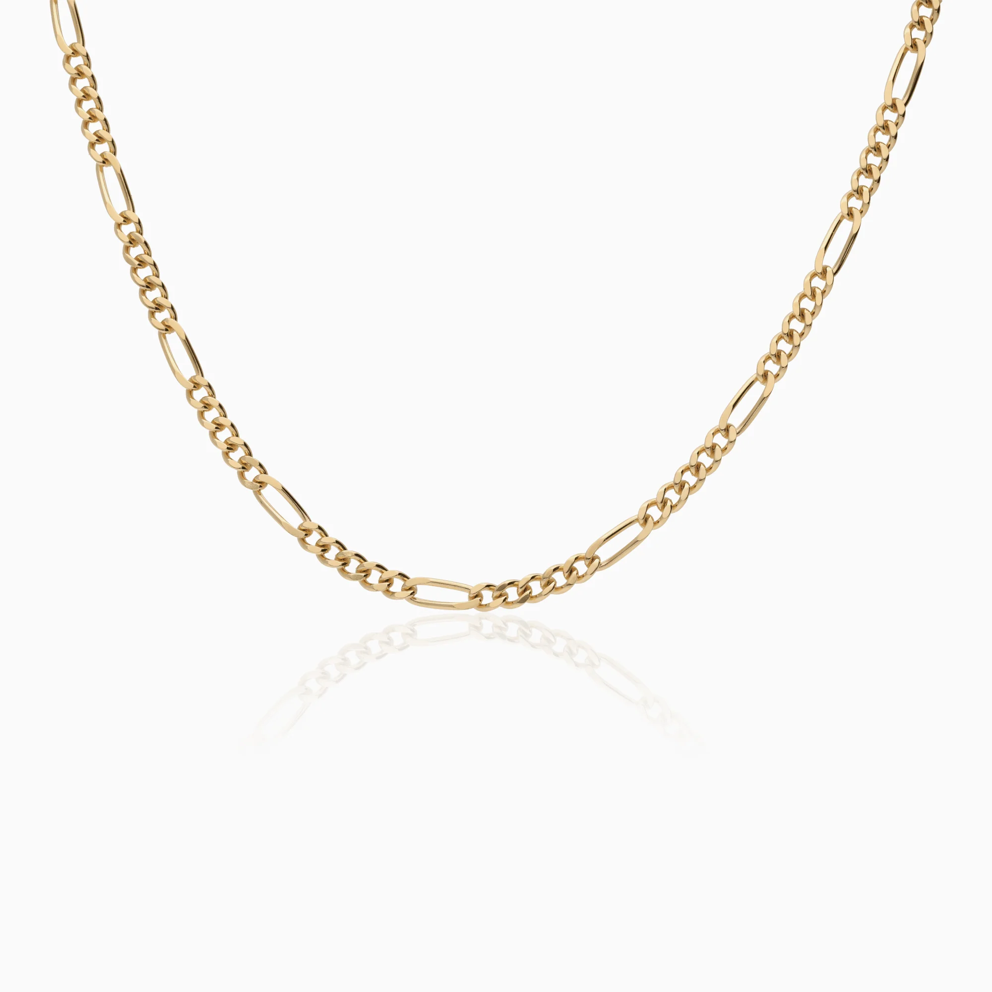 Figaro necklace 15.52g 18K gold