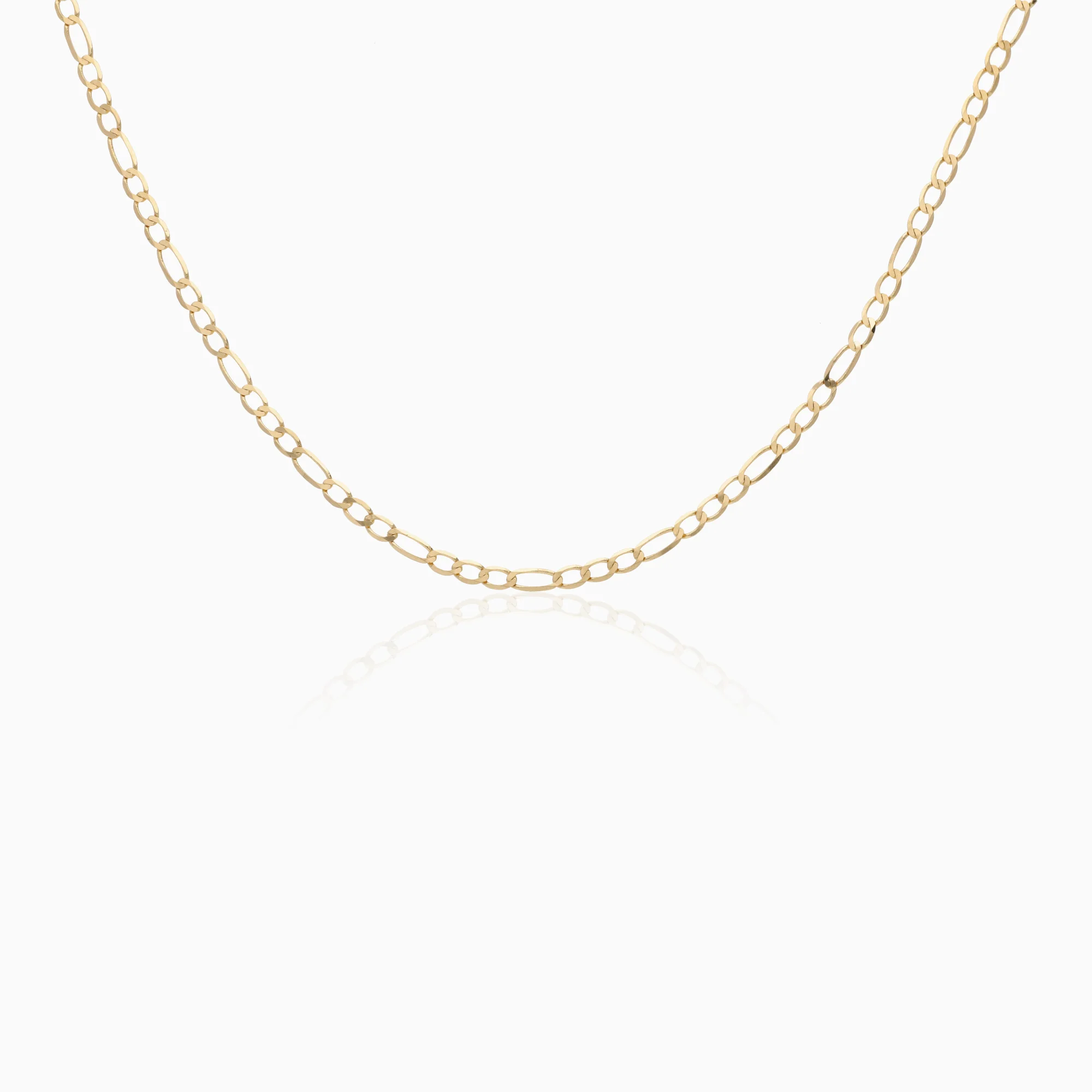 Figaro necklace 2.6g 18K gold