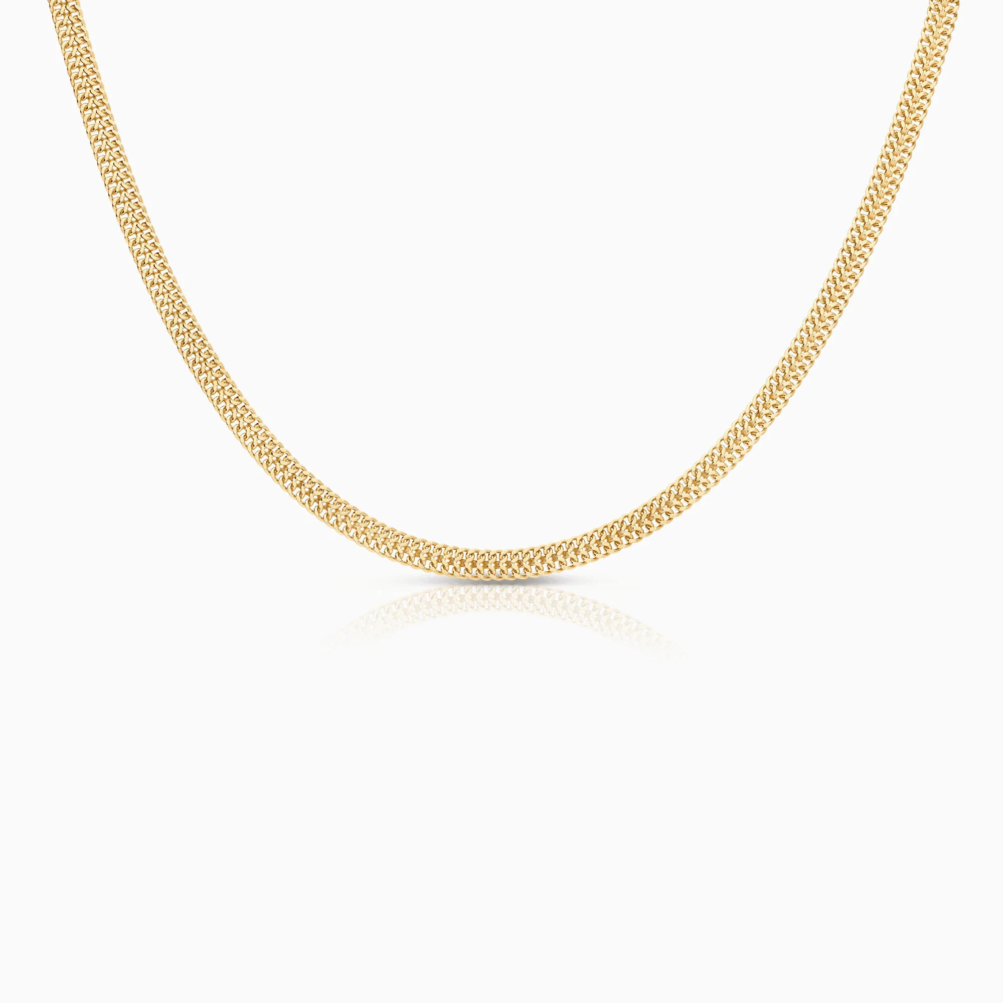 Herringbone necklace 14.96g 18K gold