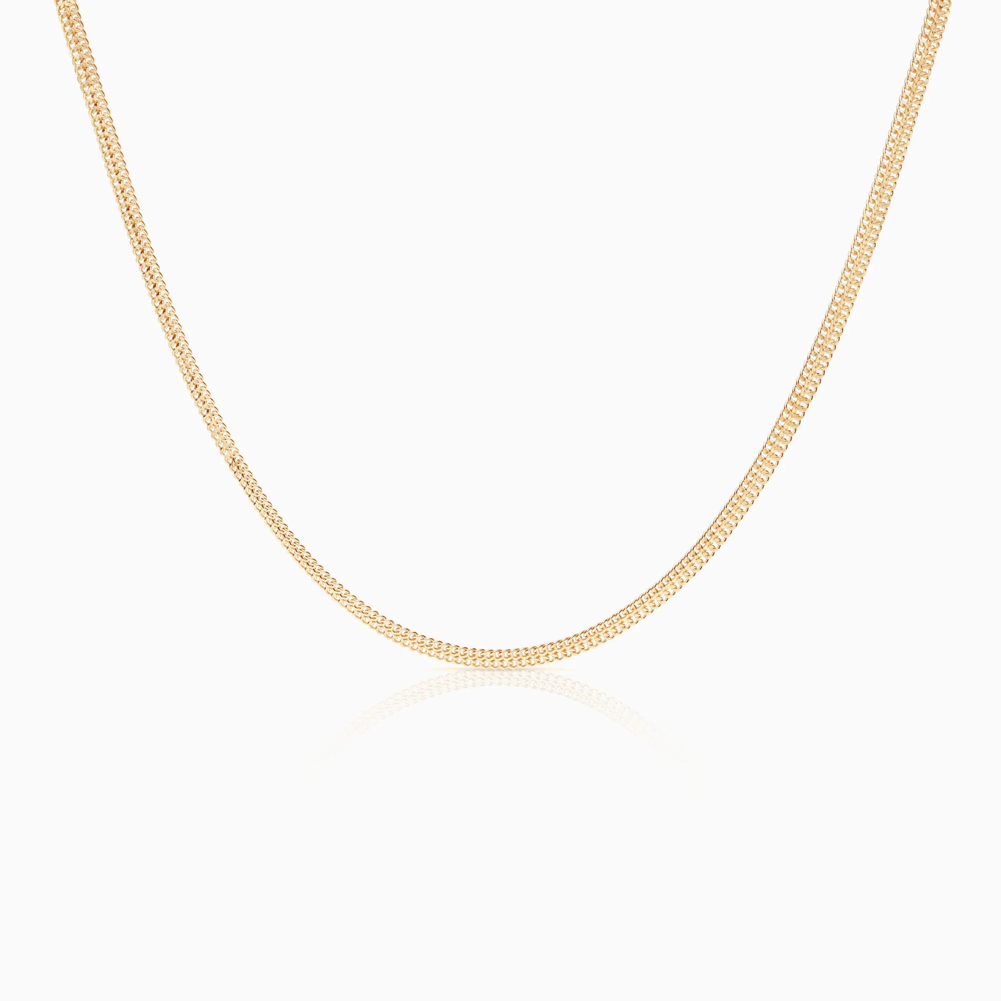 Fishbone necklace 9.45g 18K gold