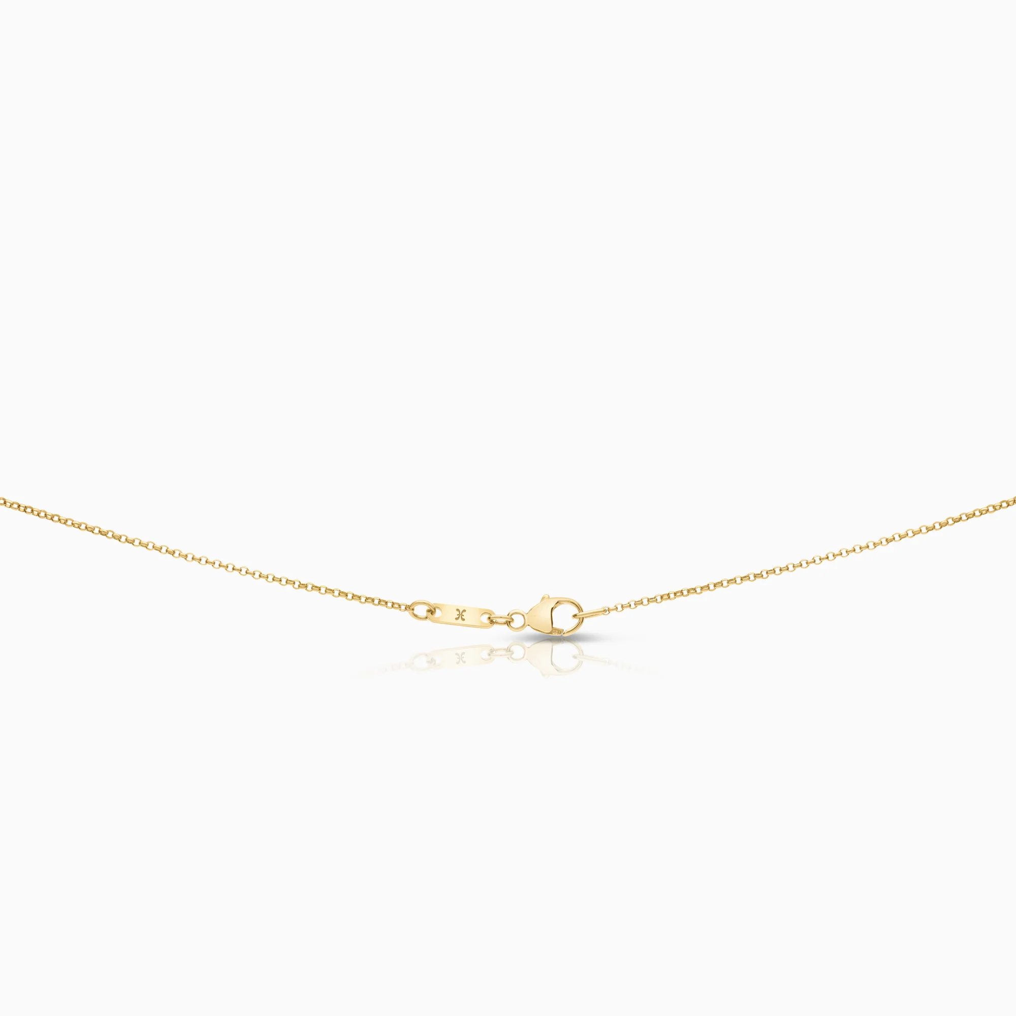 Heart Necklace with Diamonds 0.25ct 18K Gold - Image 2