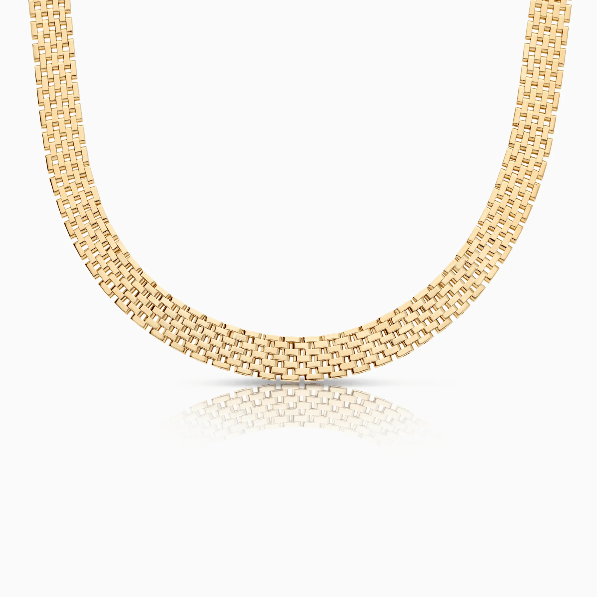 Corridor Carpet Necklace 65.20g 18K Gold