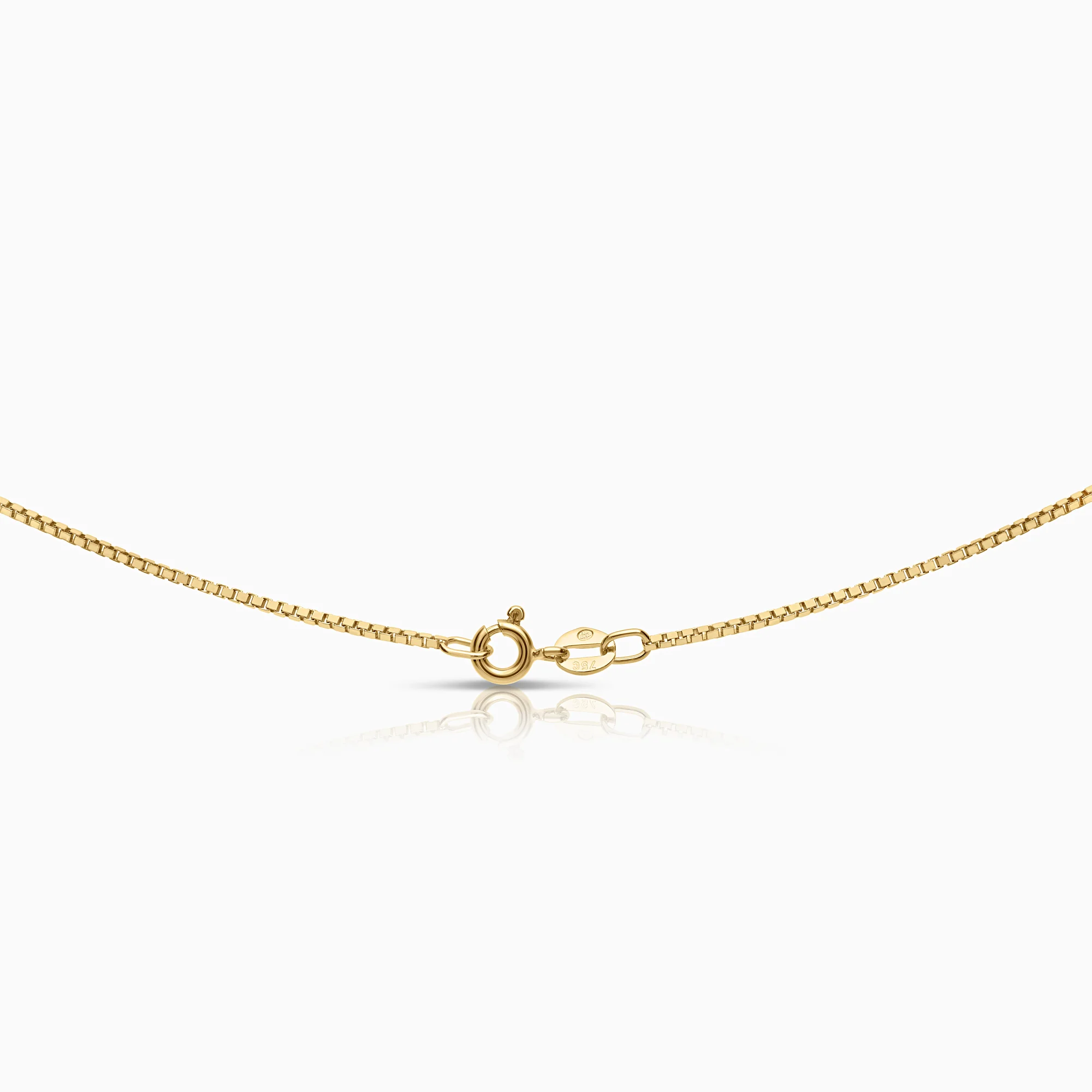 Necklace with blue stone 4.30g 18K gold - Image 2